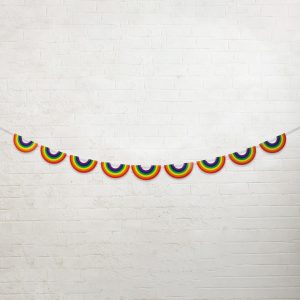 8ft. Rainbow Paper Garland by Celebrate It™