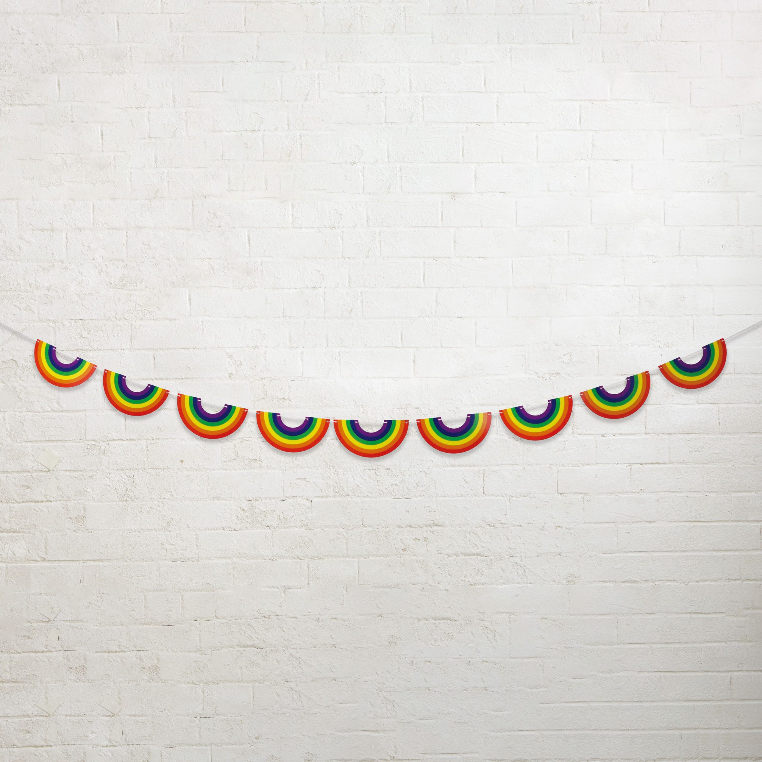 8ft. Rainbow Paper Garland by Celebrate It™