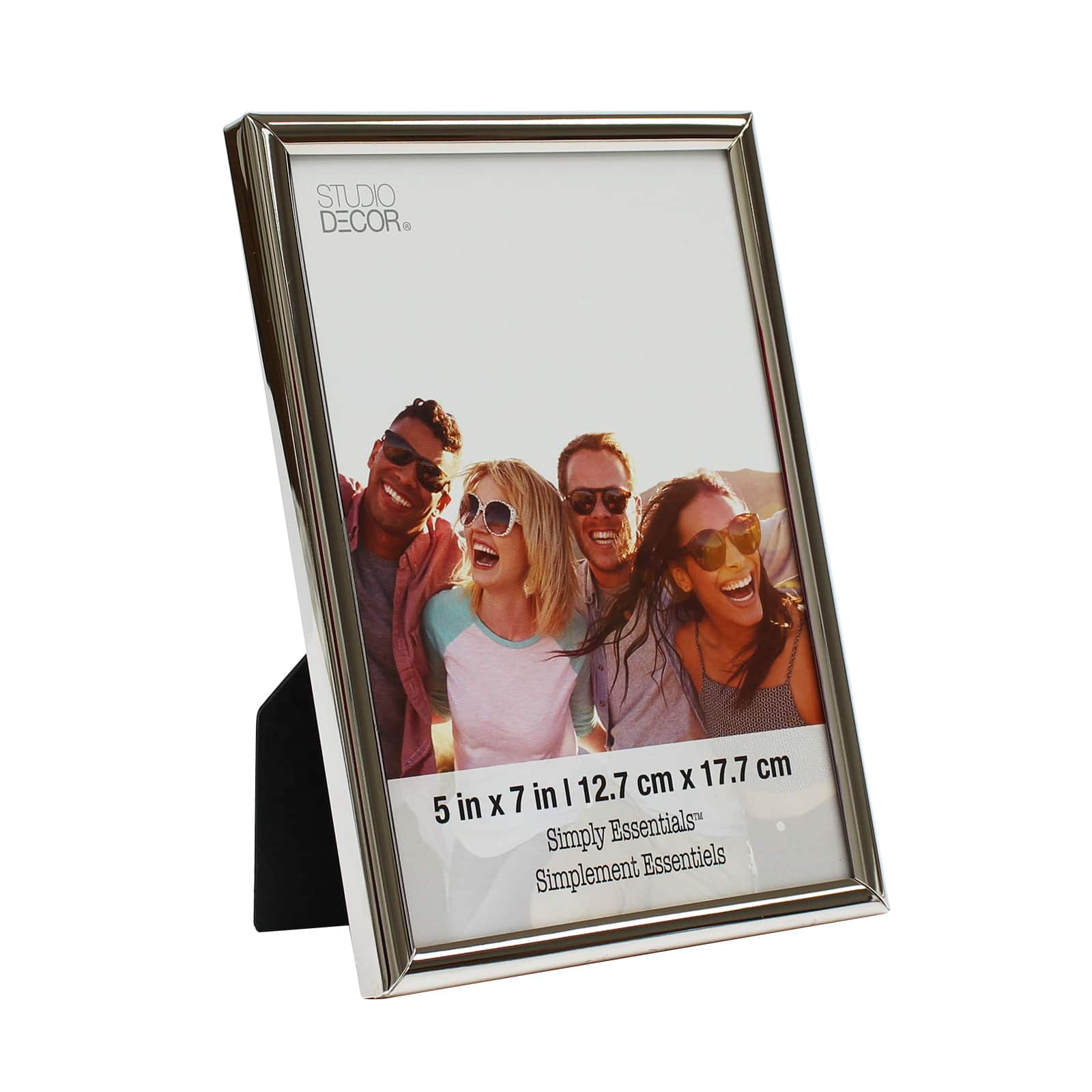 Simply Essentials™ 5" x 7" Polished Silver Frame by Studio Décor® - Image 4