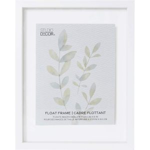 11" x 14" White Float Frame by Studio Décor®