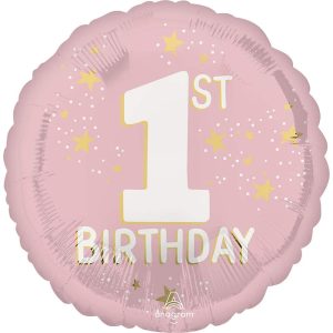 17" Little Miss One-derful 1st Birthday Foil Balloon
