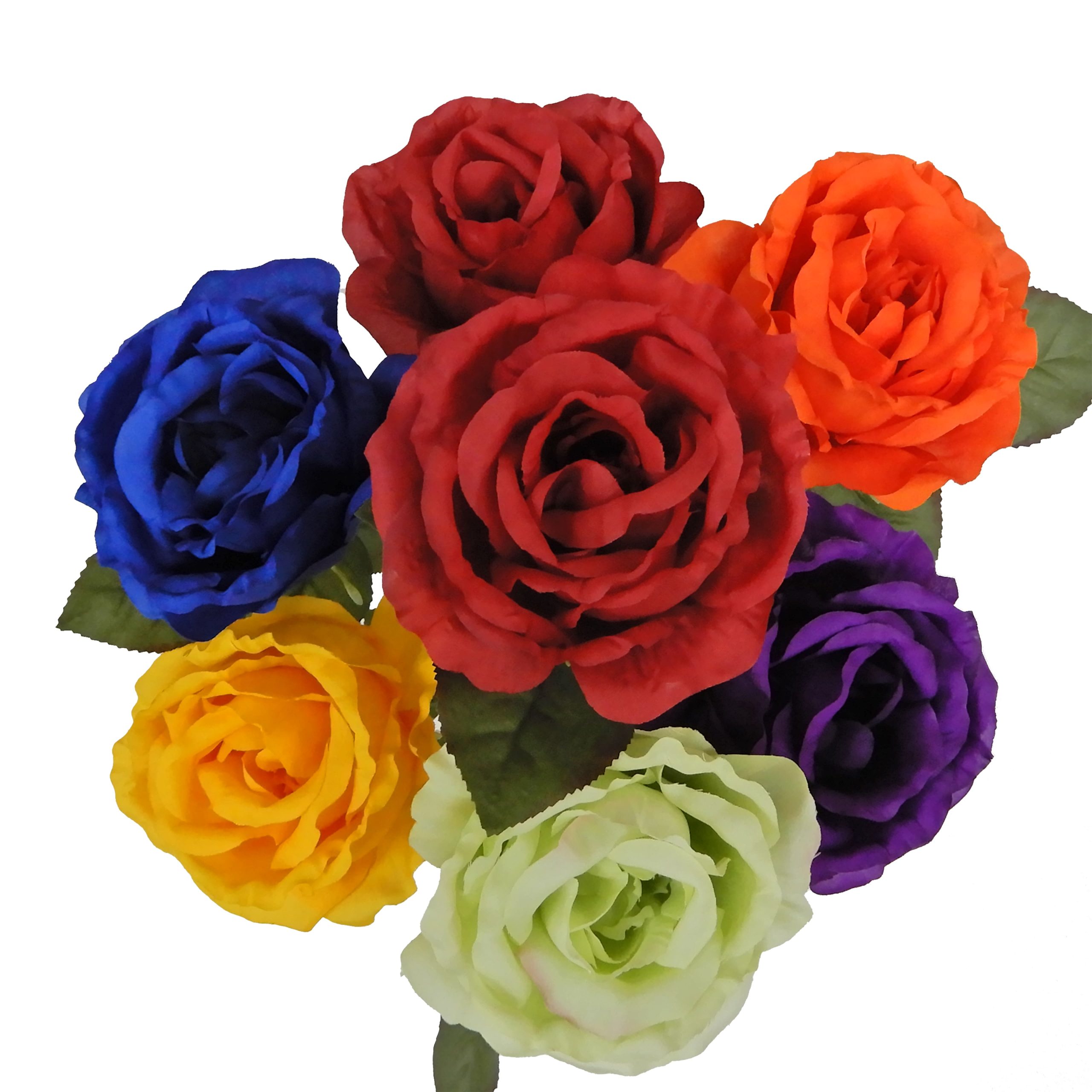 18.5" Rainbow Rose Bush by Celebrate It™ - Image 2