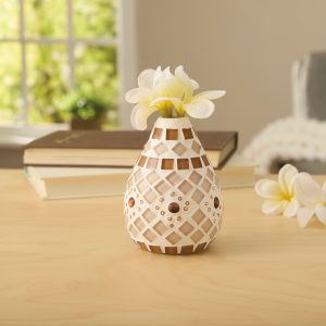 Tan & Brown Mosaic Vase Kit by Make Market®