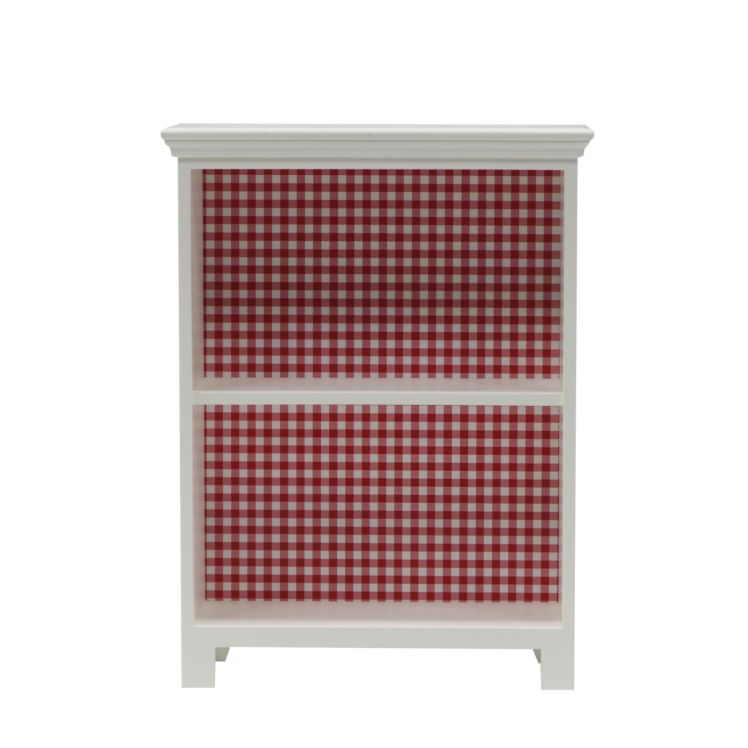 15.75" Red & White Gingham Cabinet by Celebrate It™