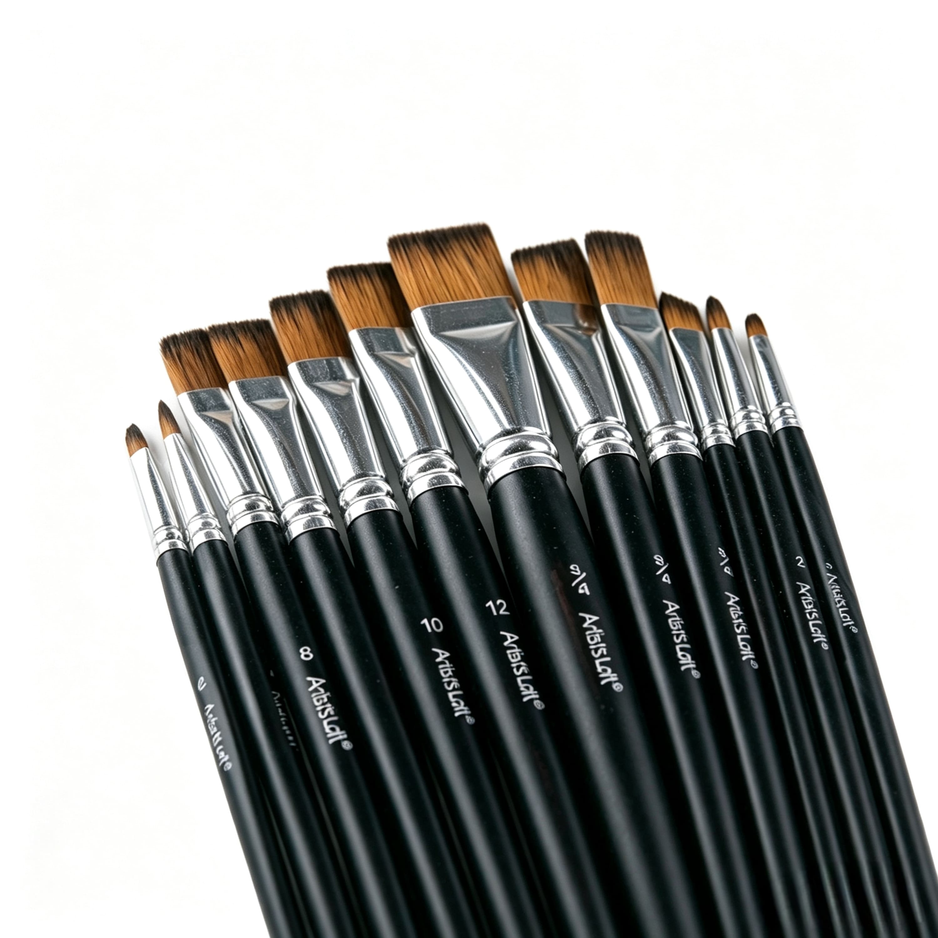 12 Piece Mixed Media Taklon Brushes by Artist's Loft®
