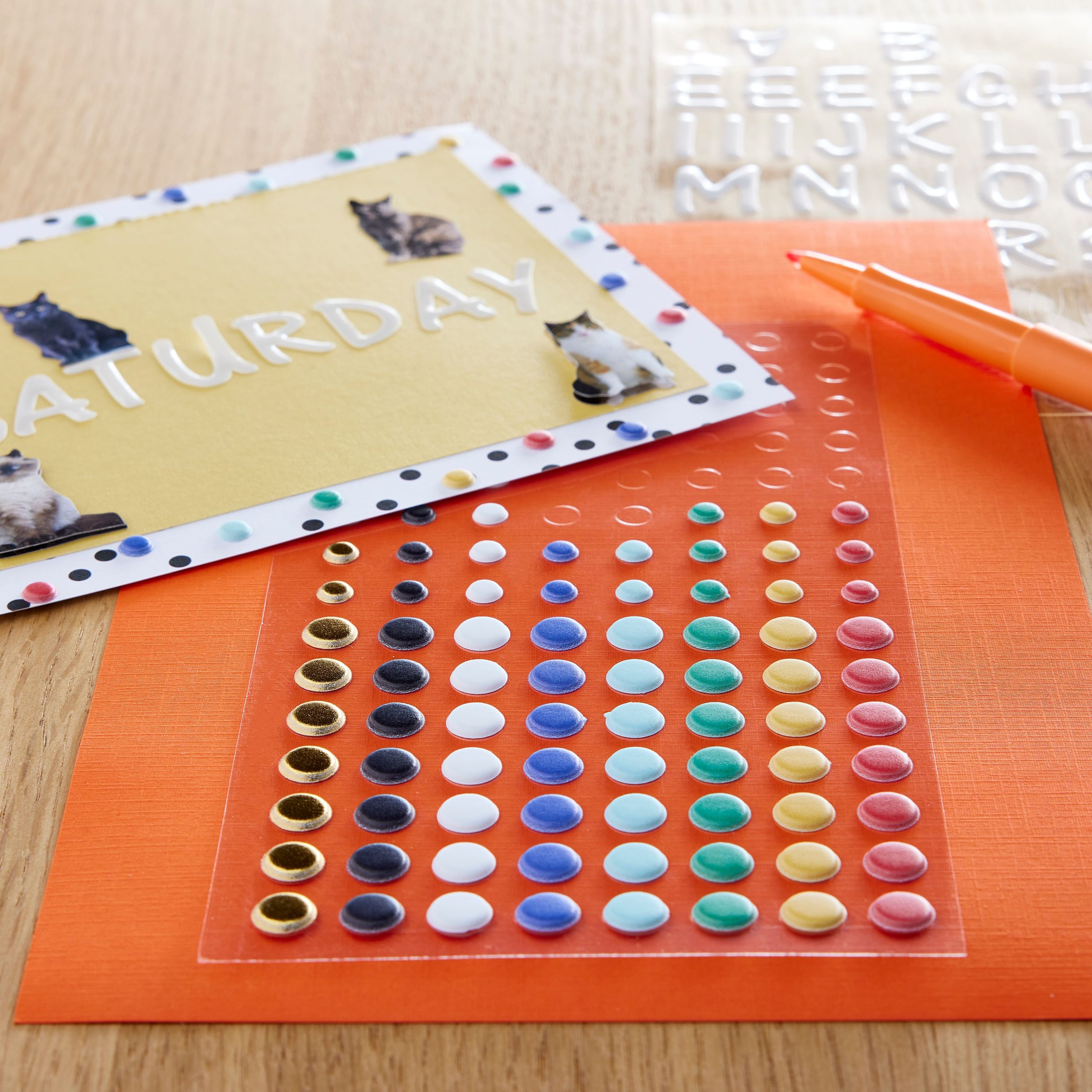 Multicolor Matte Dot Stickers by Recollections™ - Image 3