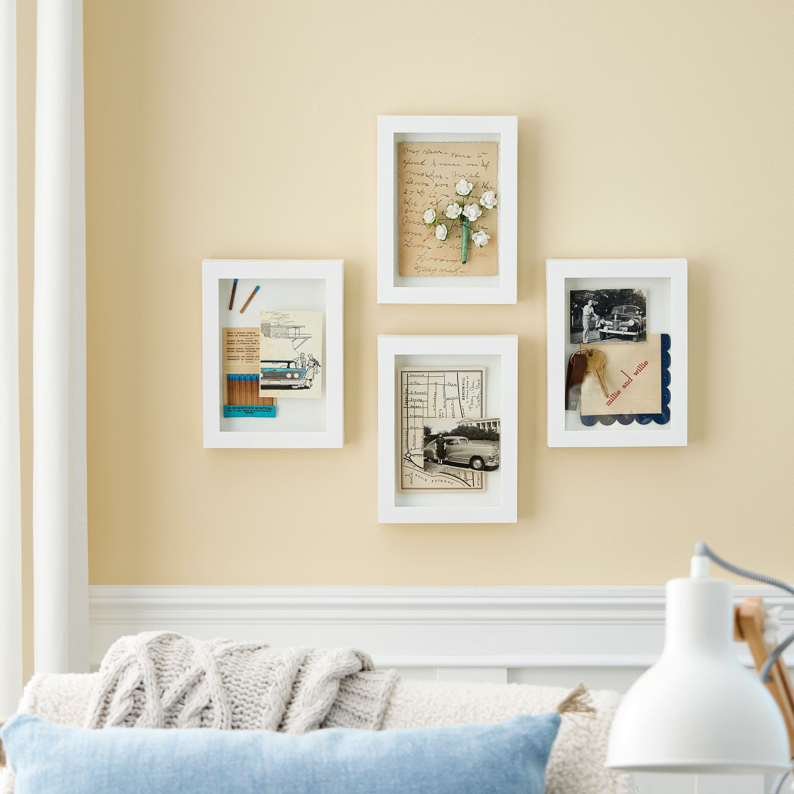 4 Pack 5" x 7" White Shadow Box by Studio Décor® - Image 2