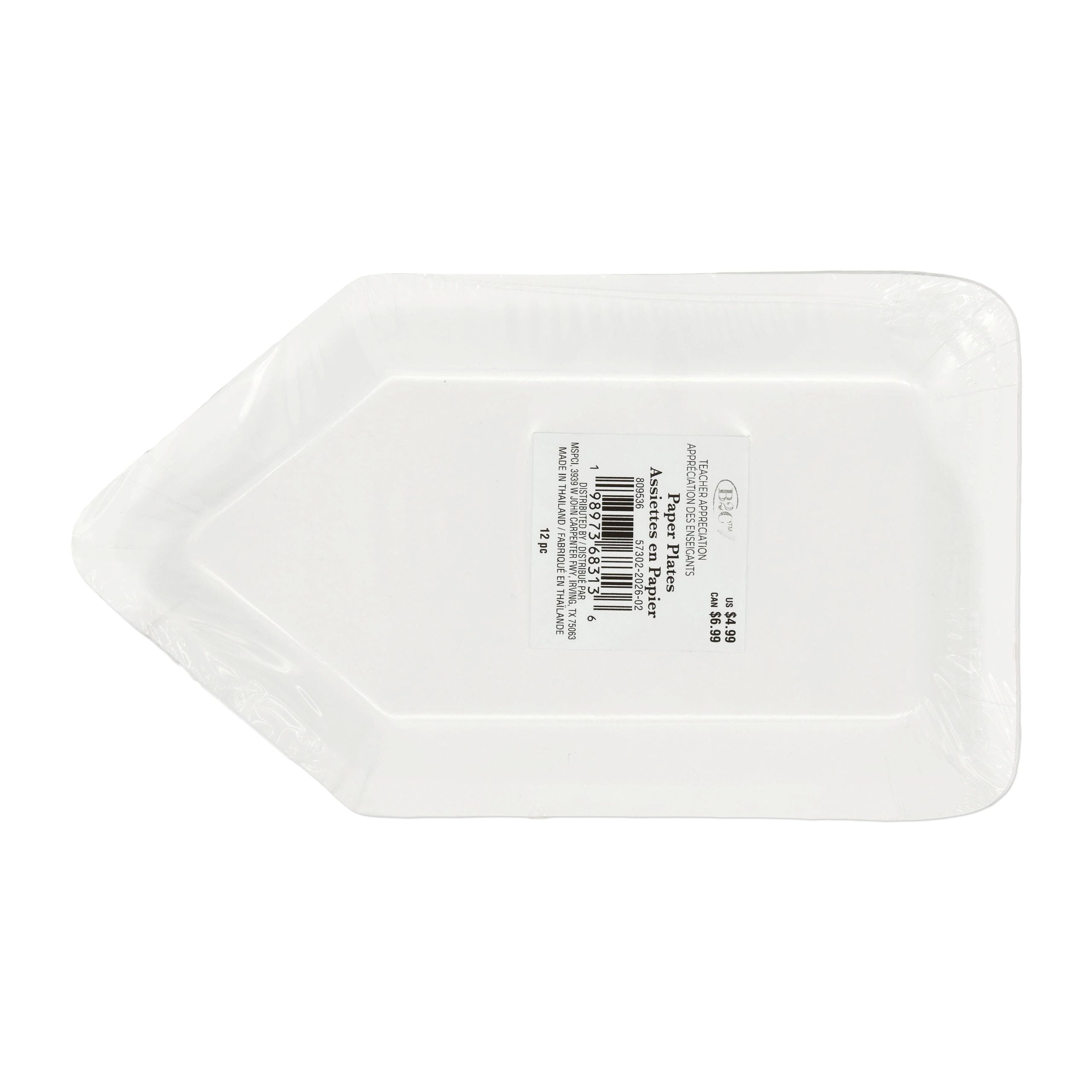 Teacher Paper Plates, 12ct. by B2C™ - Image 4