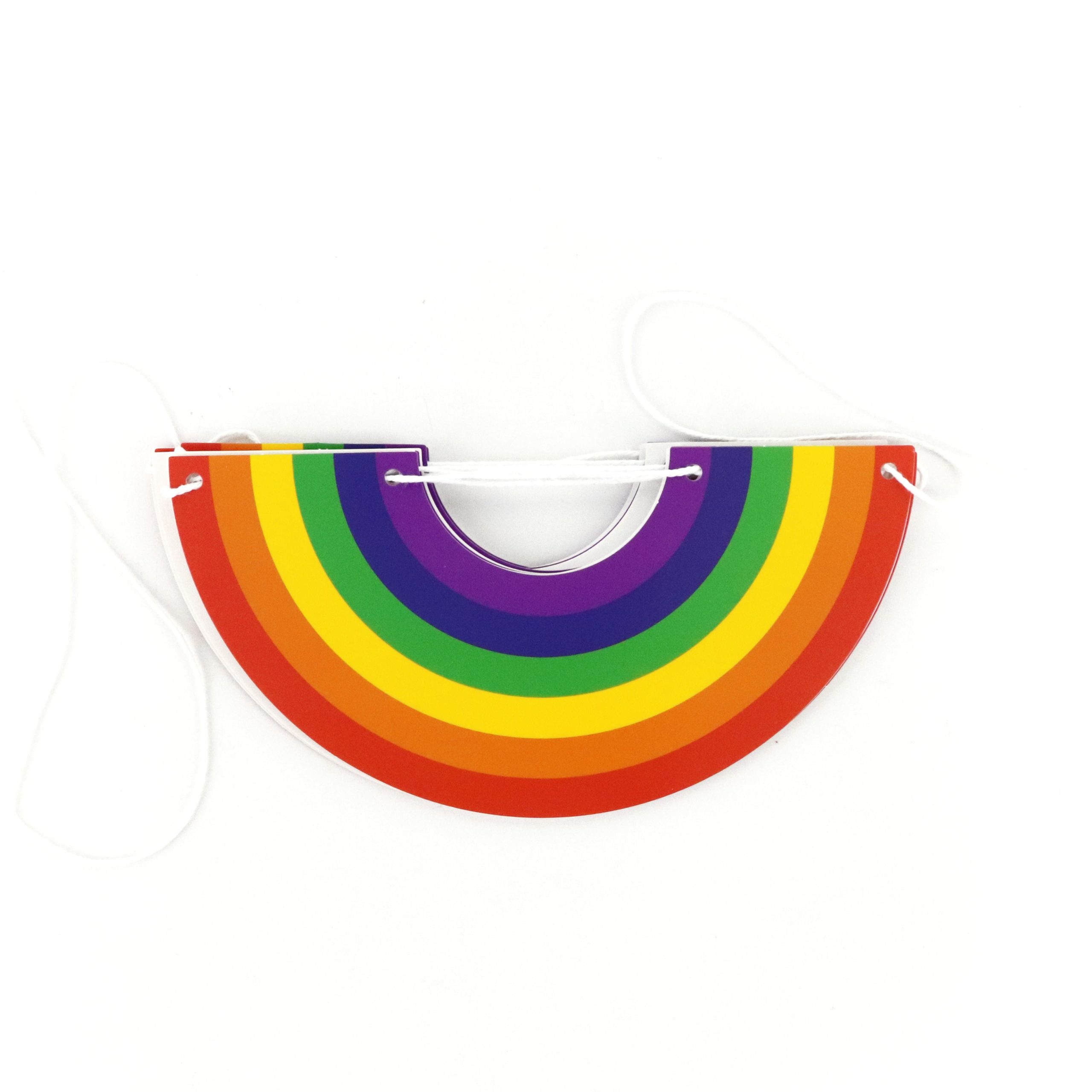 8ft. Rainbow Paper Garland by Celebrate It™ - Image 2