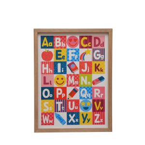 Class Rules! 12" x 16" Alphabet Wall Décor by B2C™