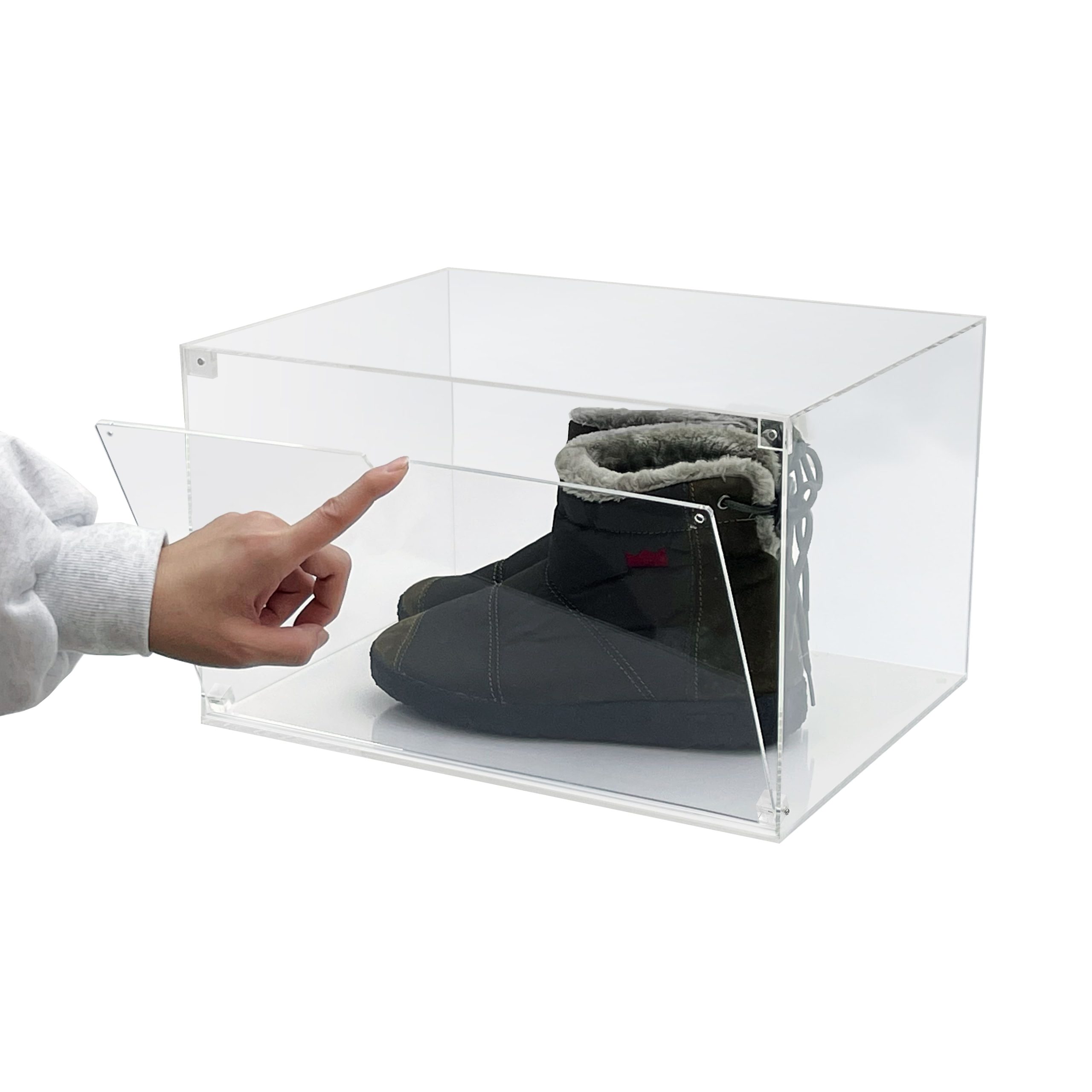 Clear Acrylic Shoe Display Case by Studio Décor® - Image 2