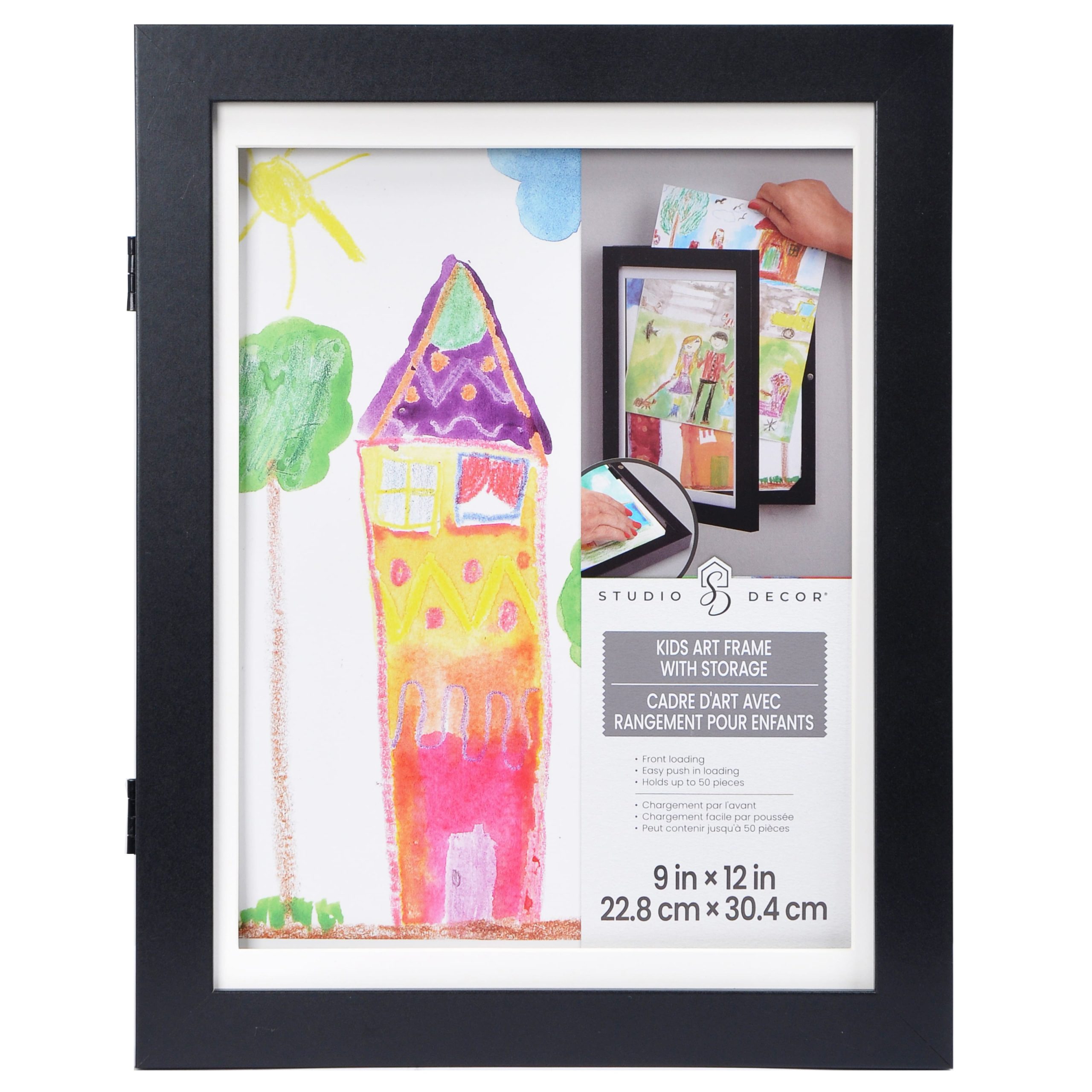 9" x 12" Kids Art Frame with Storage by Studio Décor®