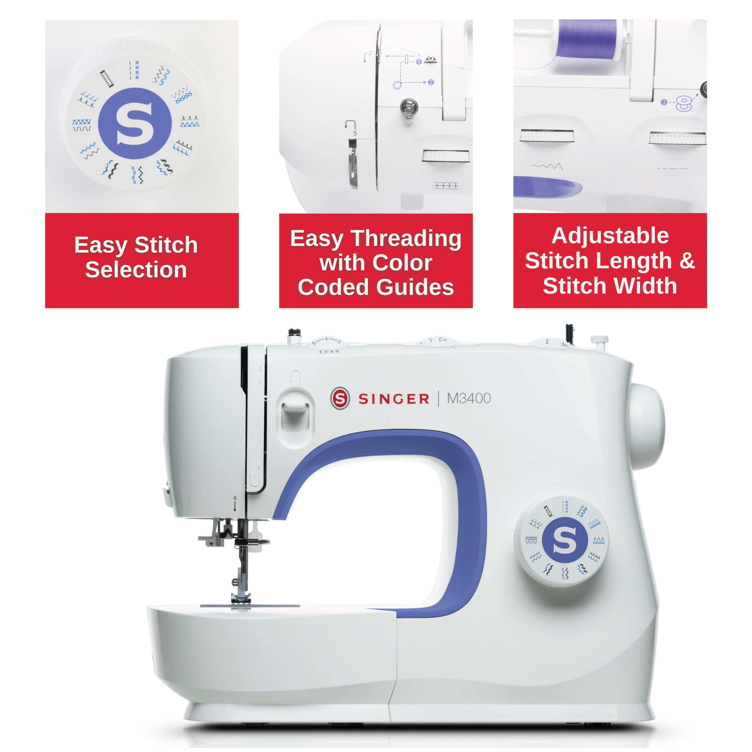 SINGER® M3400 Sewing Machine - Image 4