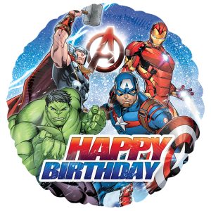 17" Avengers Birthday Foil Balloon