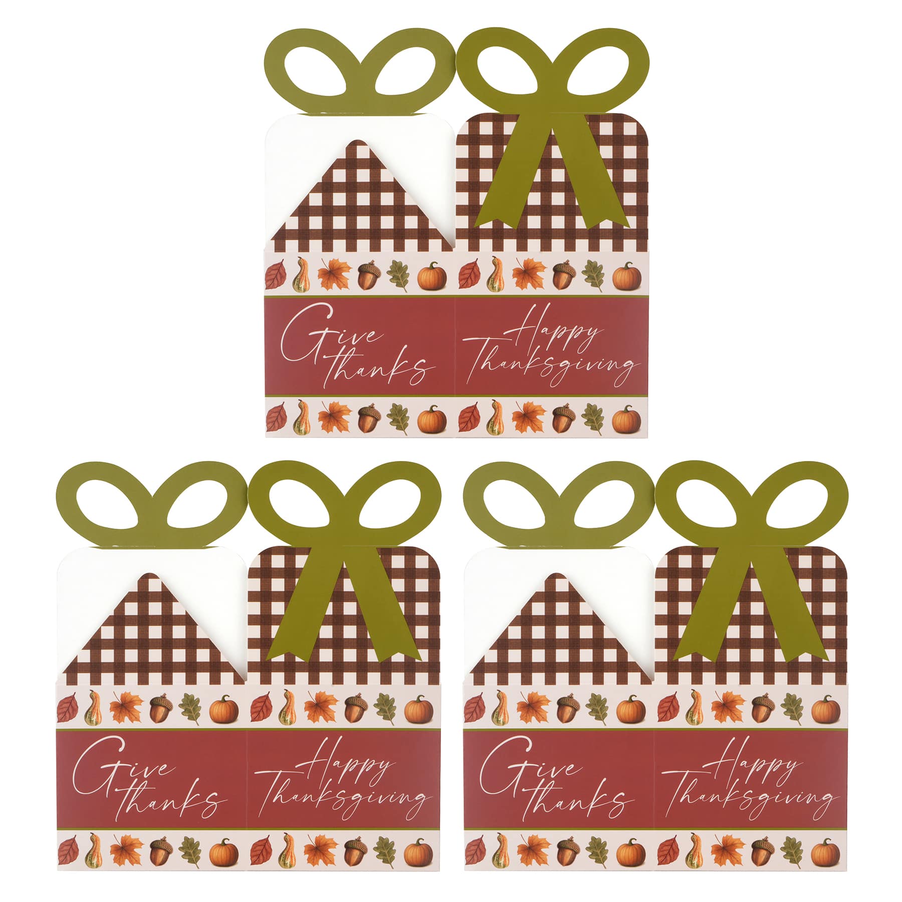 Happy Thanksgiving Treat Boxes, 3ct. by Makery™ - Image 2