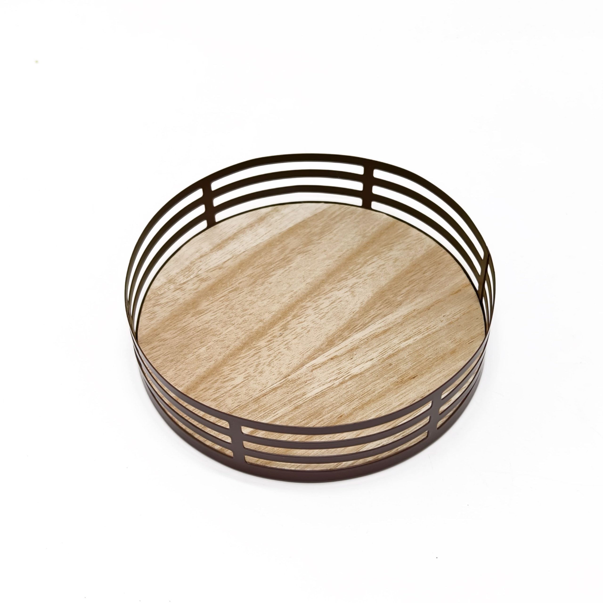 6" Brown Round Tray by Ashland® - Image 2