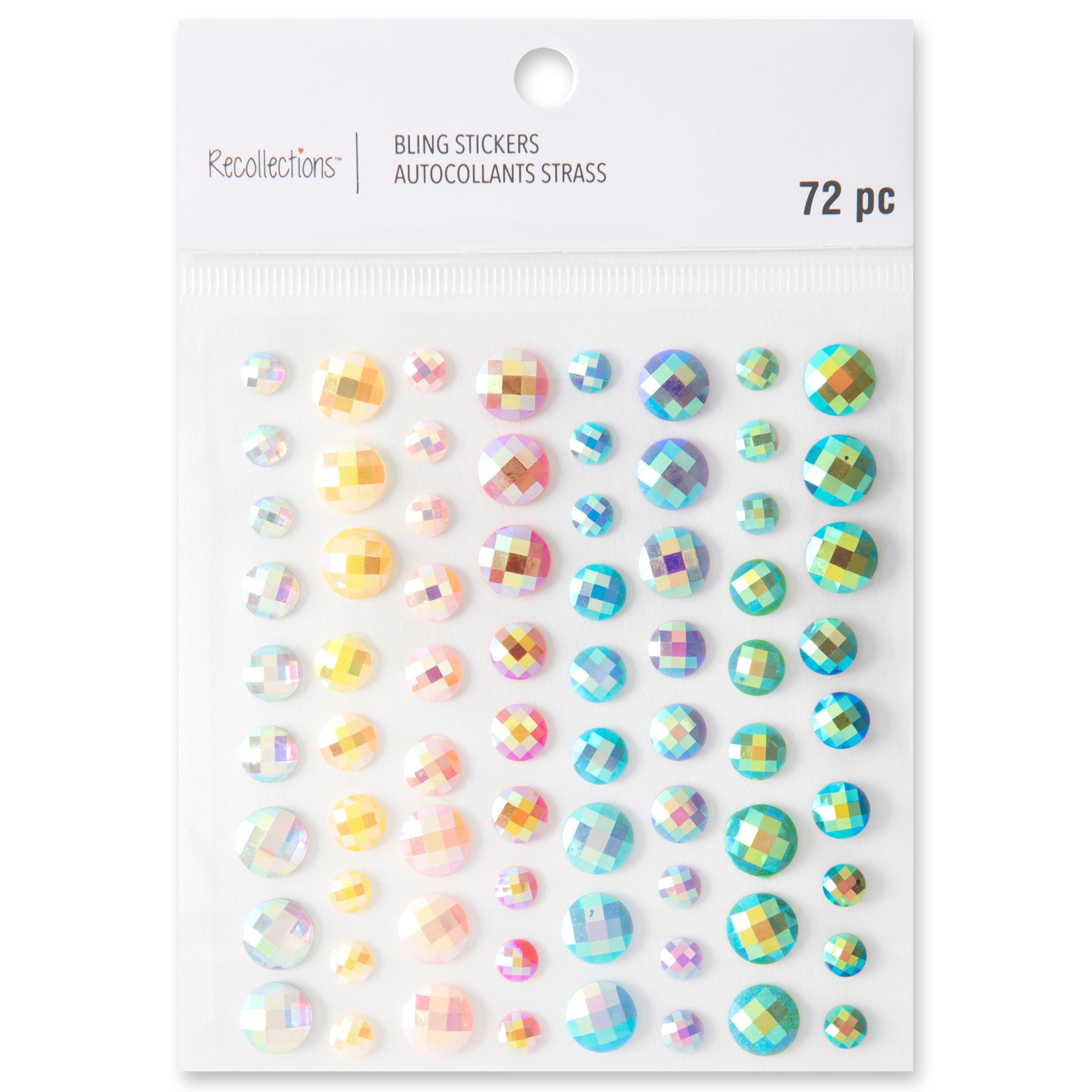 Recollections™ Rhinestone Stickers, Iridescent Pastel Assortment - Image 2