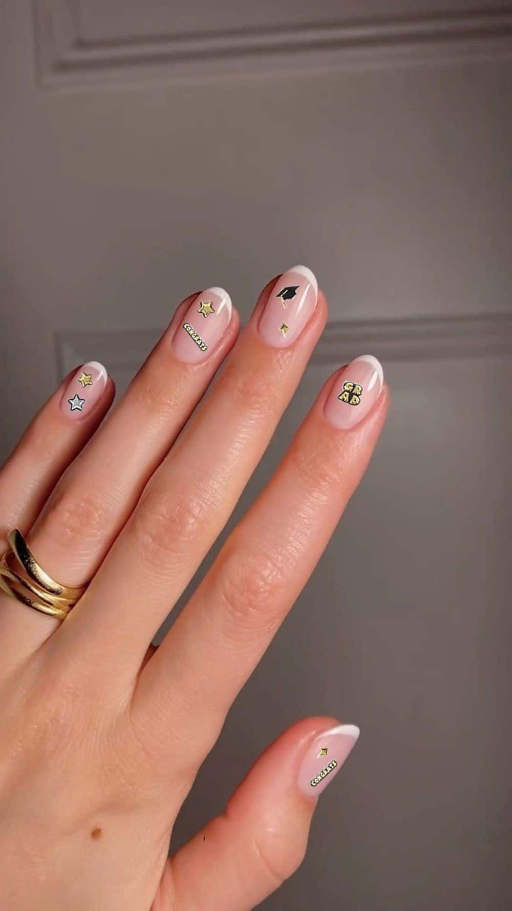 Graduation Nail Stickers, 117ct. - Image 3