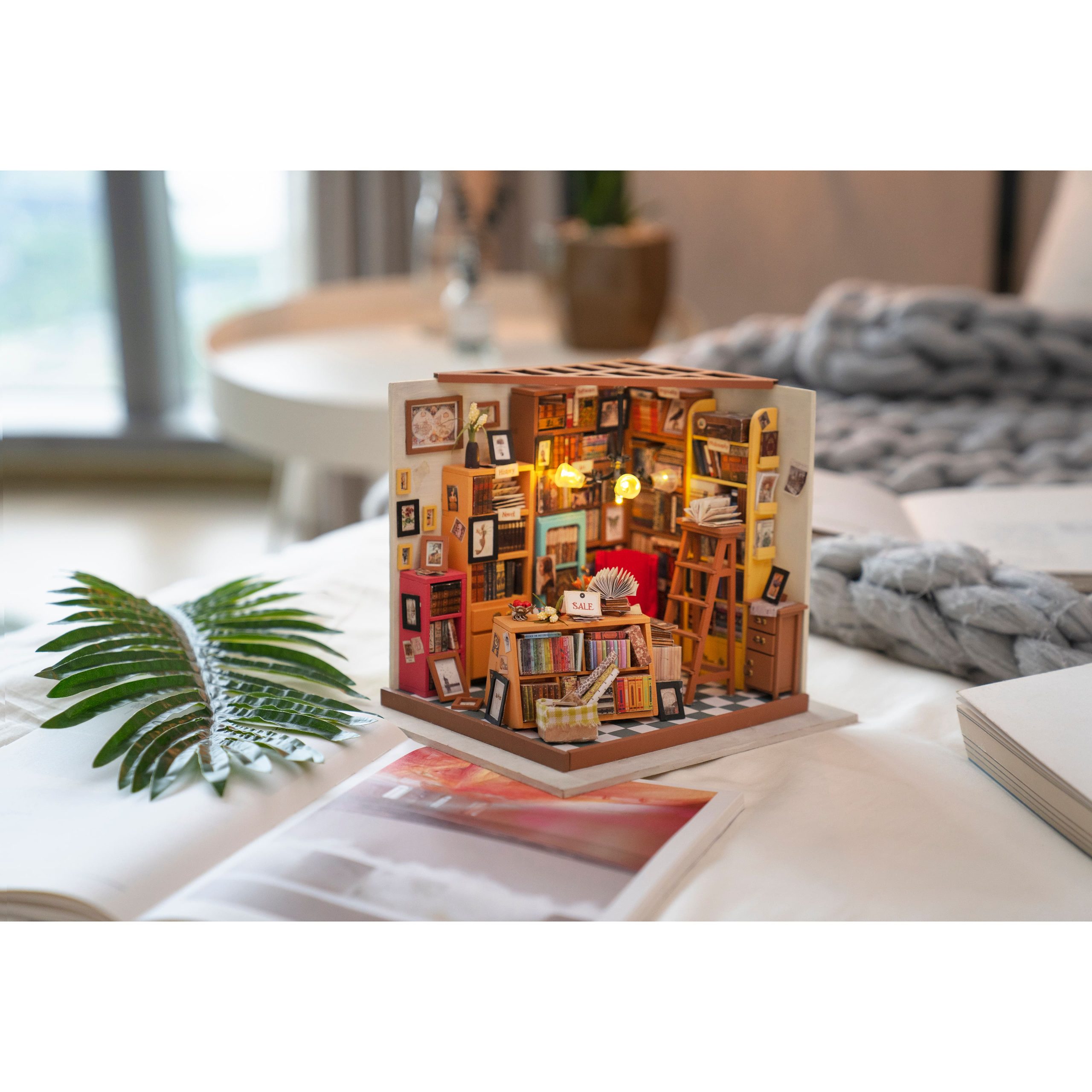 Rolife® Sam's Study DIY Miniature House Kit - Image 3
