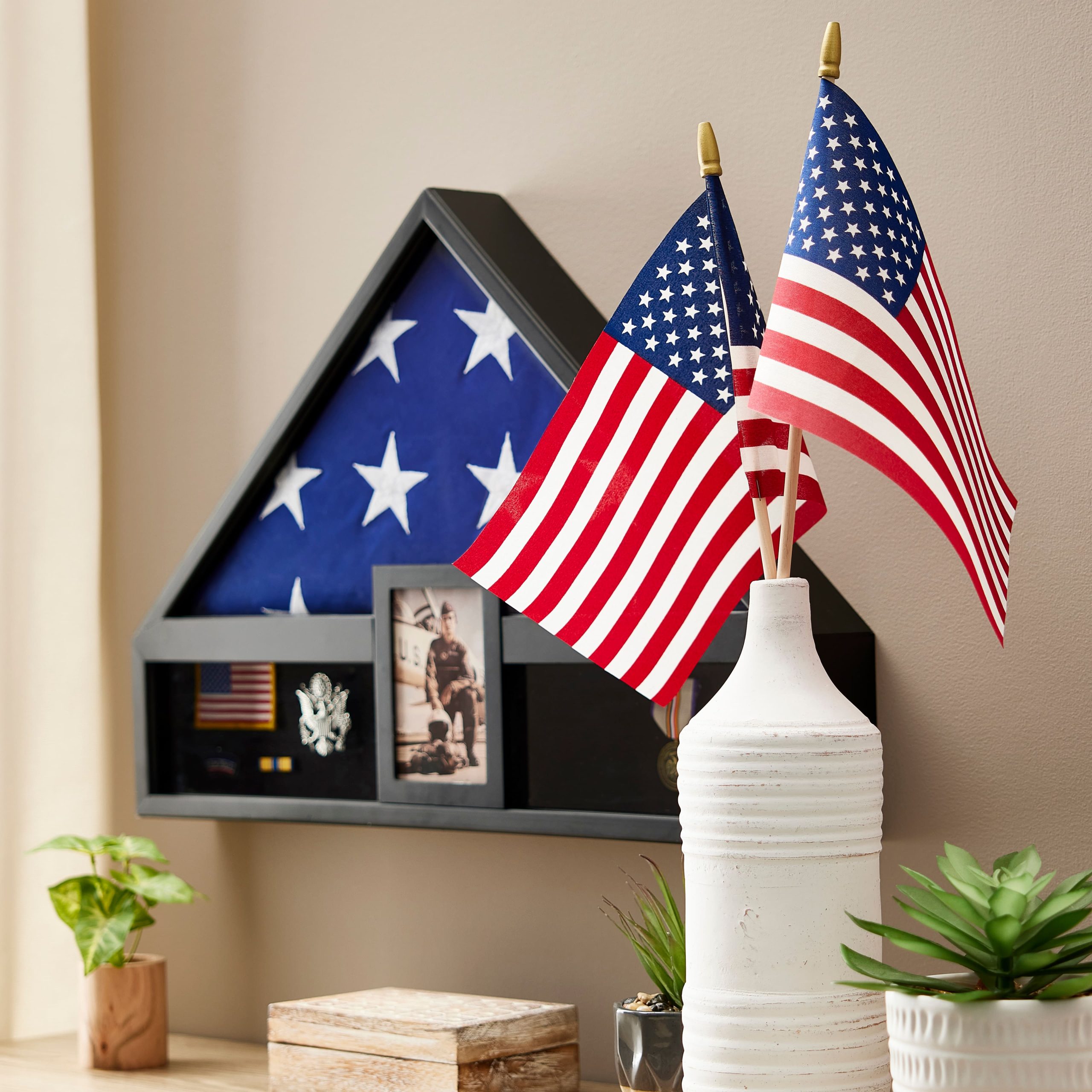 Valley Forge® 8" x 12" U.S. Stick Flags, 2ct. - Image 2