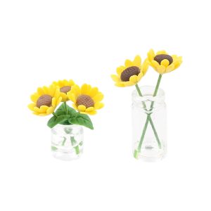 Mini Sunflowers in Vase Decoration Set by Ashland®