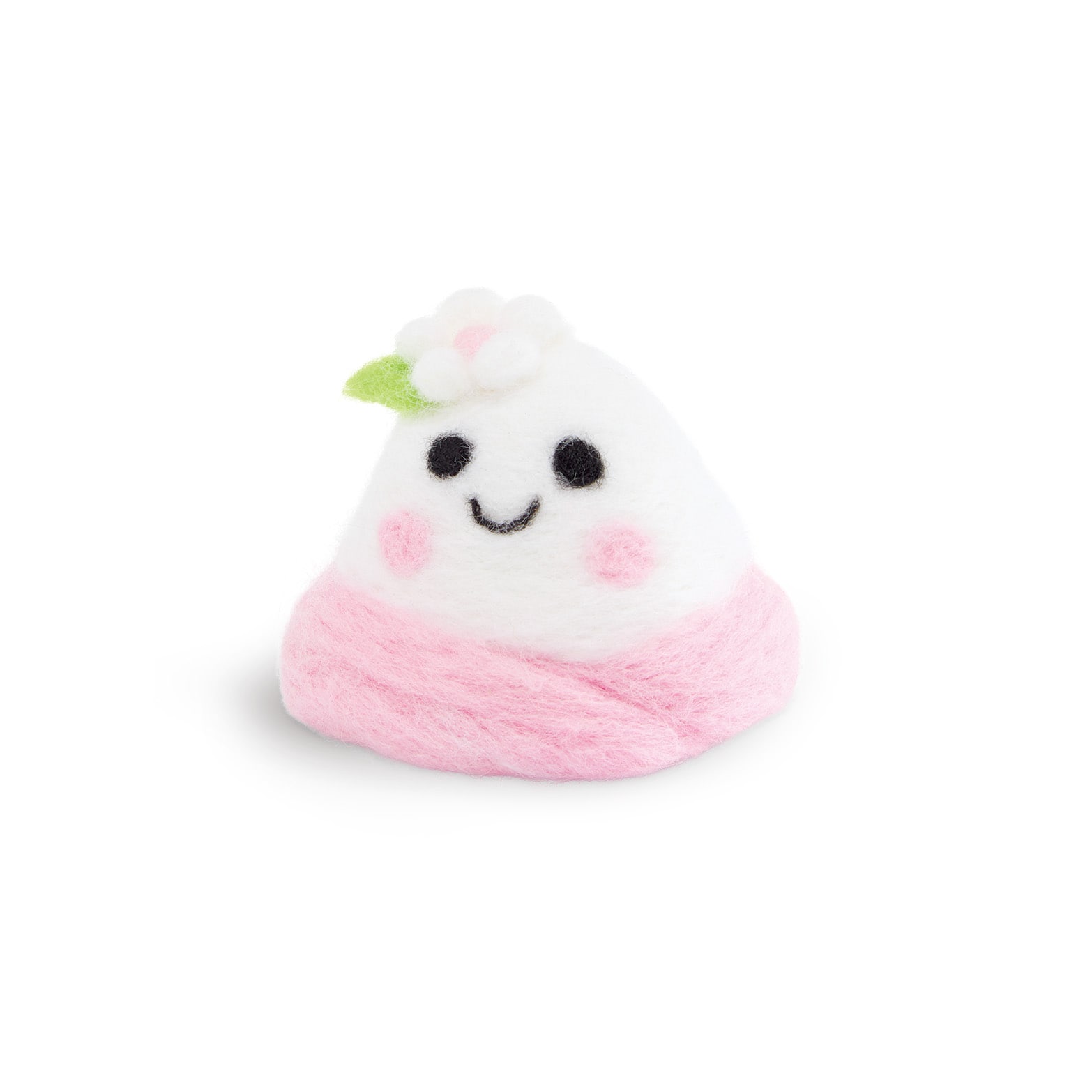 Pink & White Mochi Needle Felting Kit by Loops & Threads®