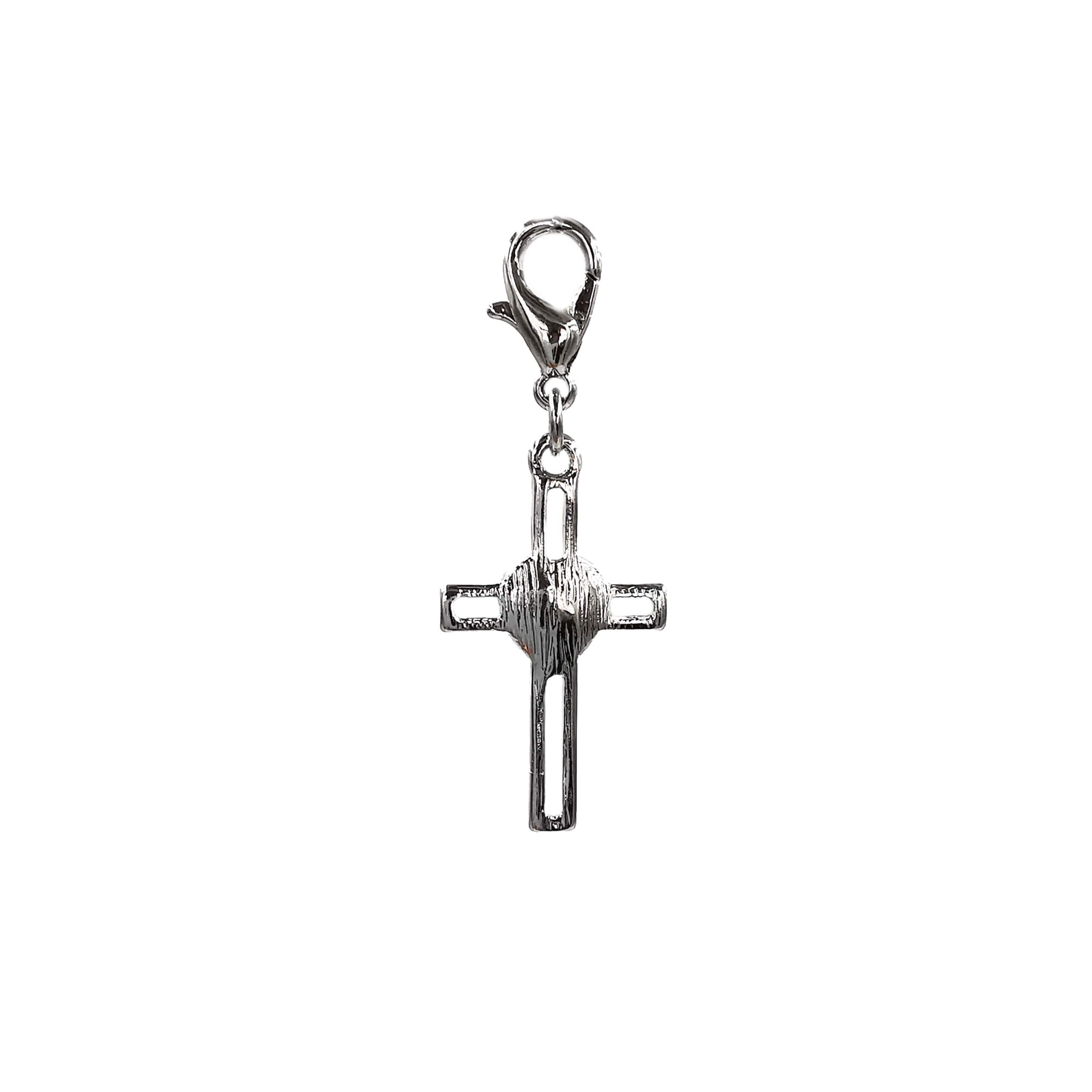 Charmalong™ Red Heart & Cross Charm by Bead Landing™ - Image 4