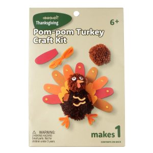 Thanksgiving Pom Pom Turkey Craft Kit by Creatology™