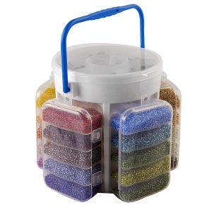 Five-Sided Portable Bead Caddy Kit by Bead Landing™