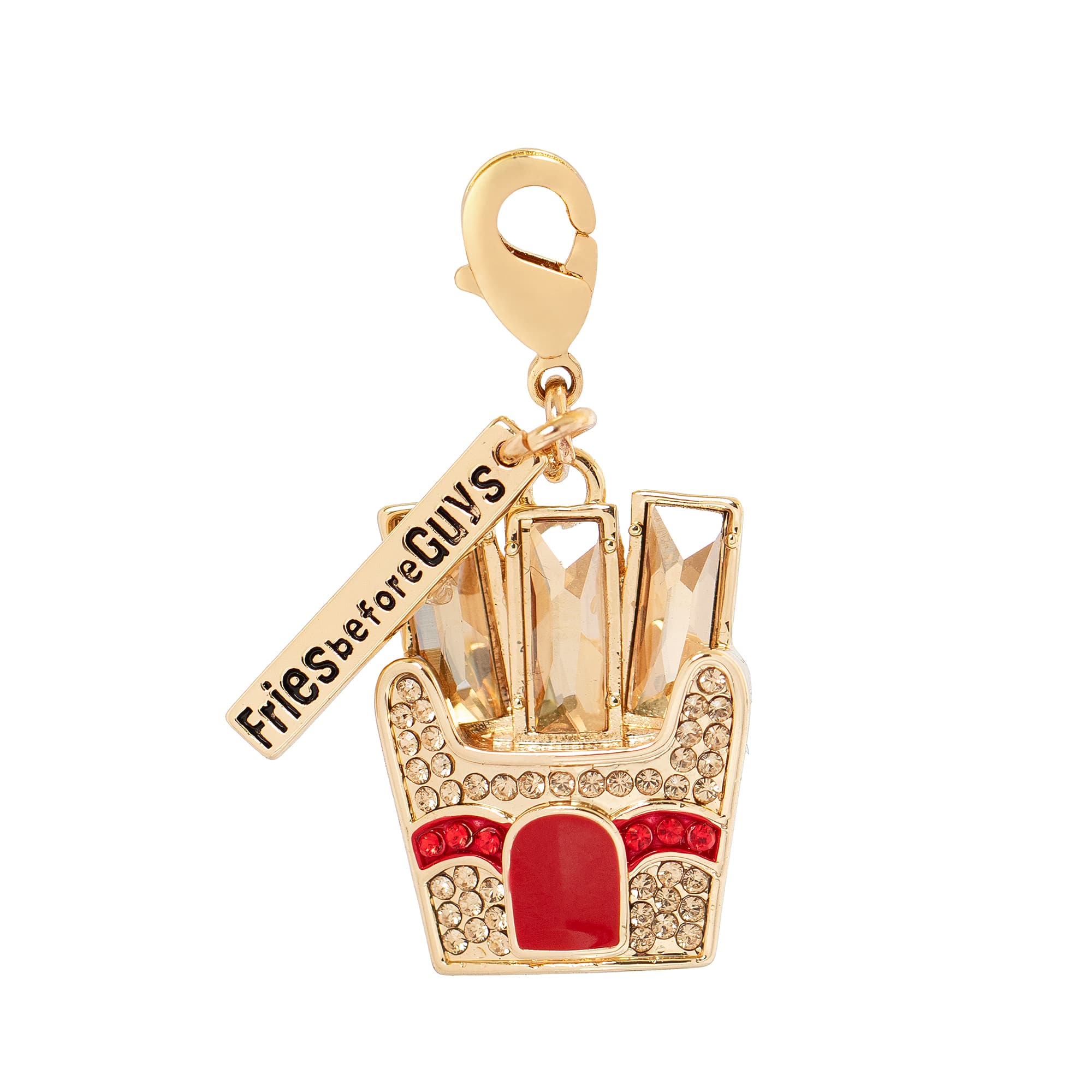 Fries Before Guys Austrian Crystal Charm by Bead Landing™