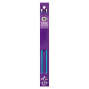 10" Anodized Aluminum Knitting Needles by Loops & Threads®