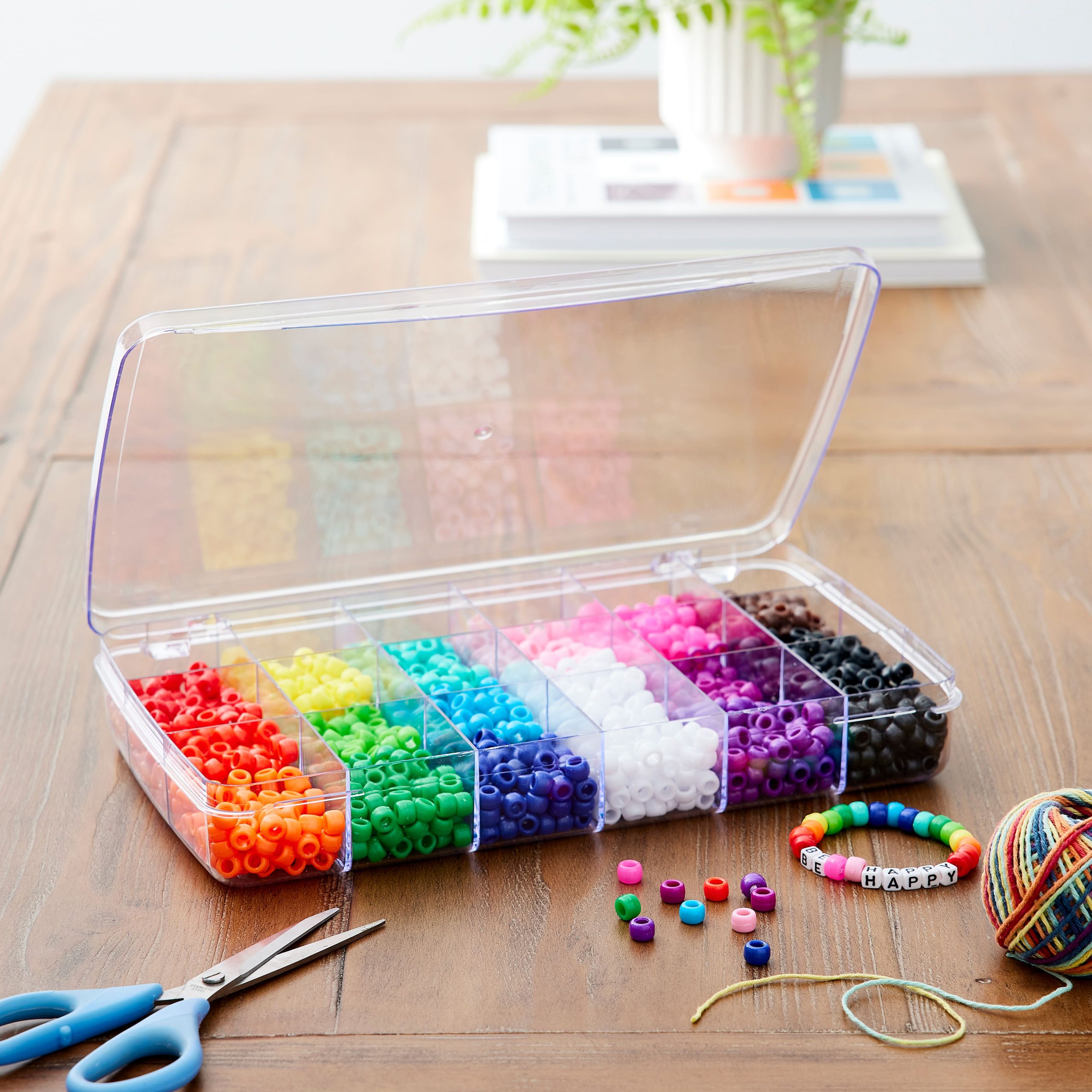 Large Rainbow Pony Bead Box By Creatology™ - Image 2