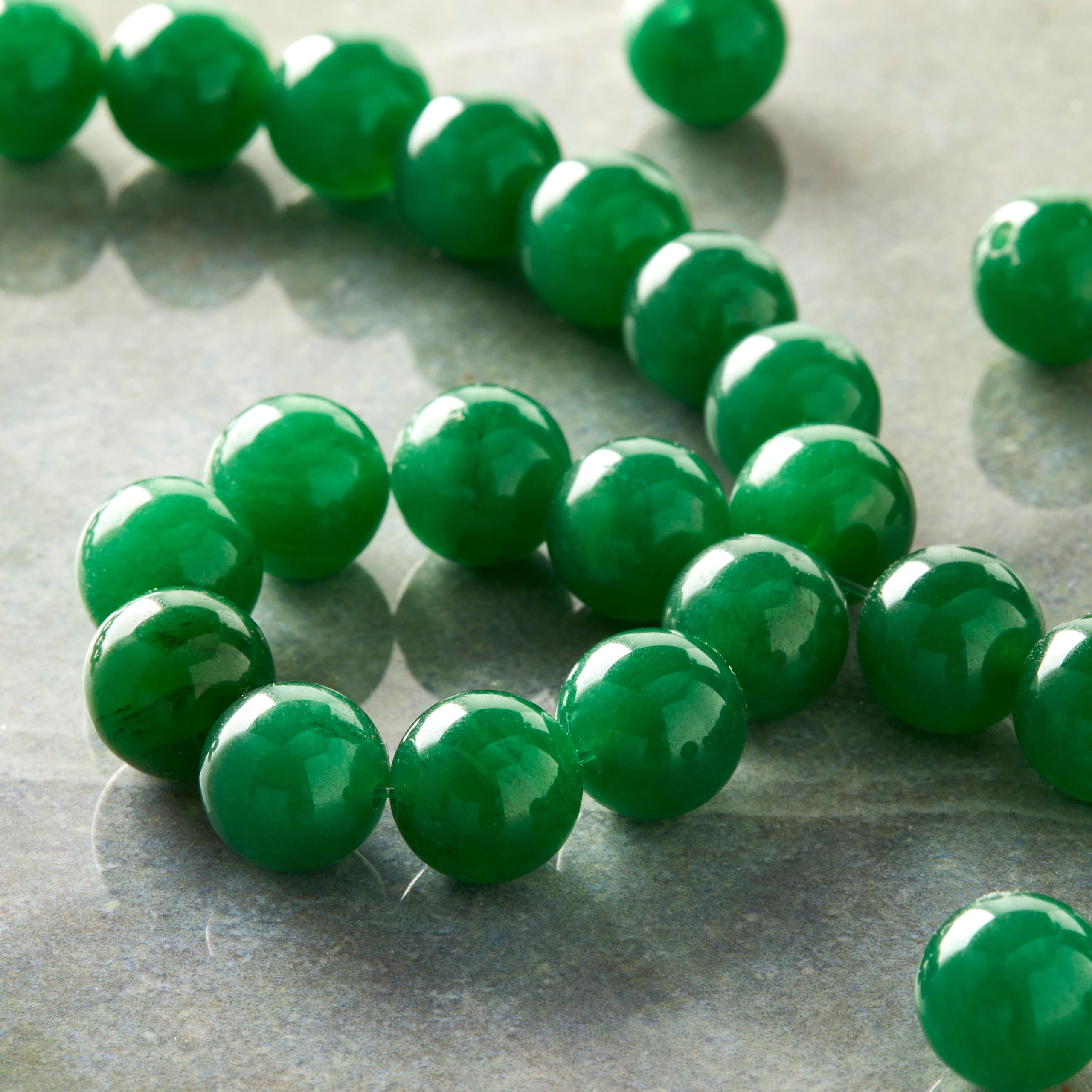 Green Aventurine Round Beads, 10mm by Bead Landing™ - Image 2