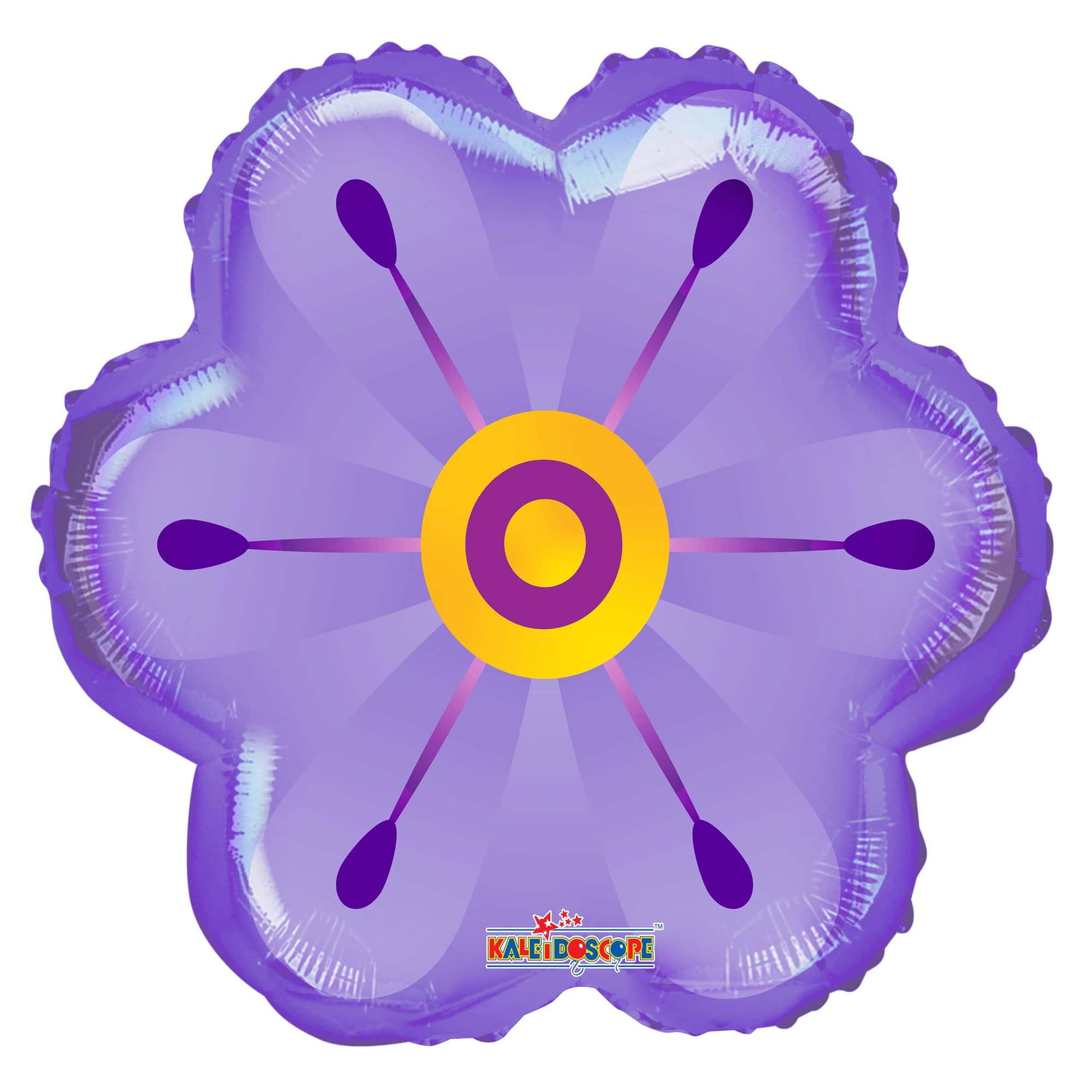 17" Purple Flower Foil Balloon
