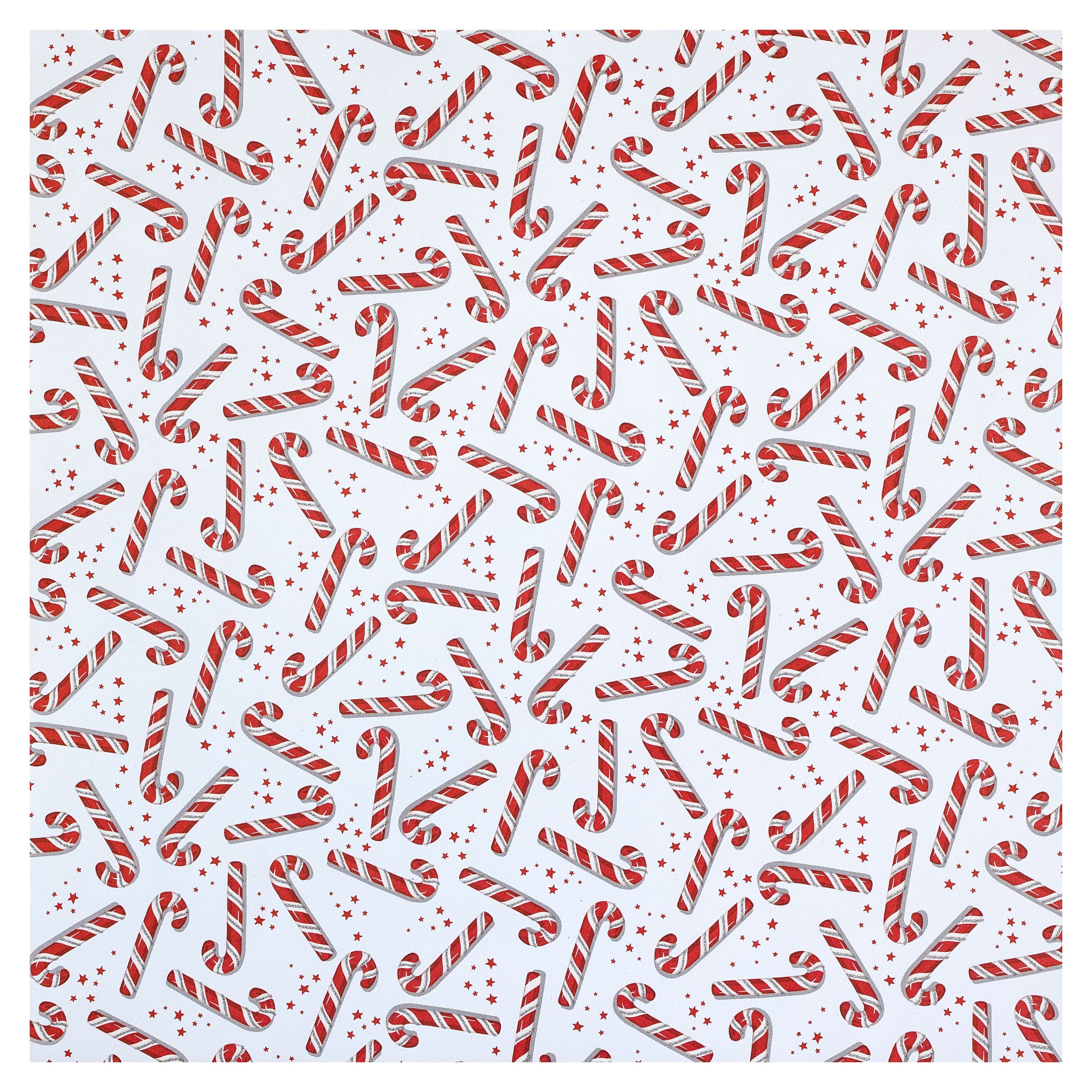 Candy Cane & Wreath Paper by Recollections™, 12" x 12" - Image 4