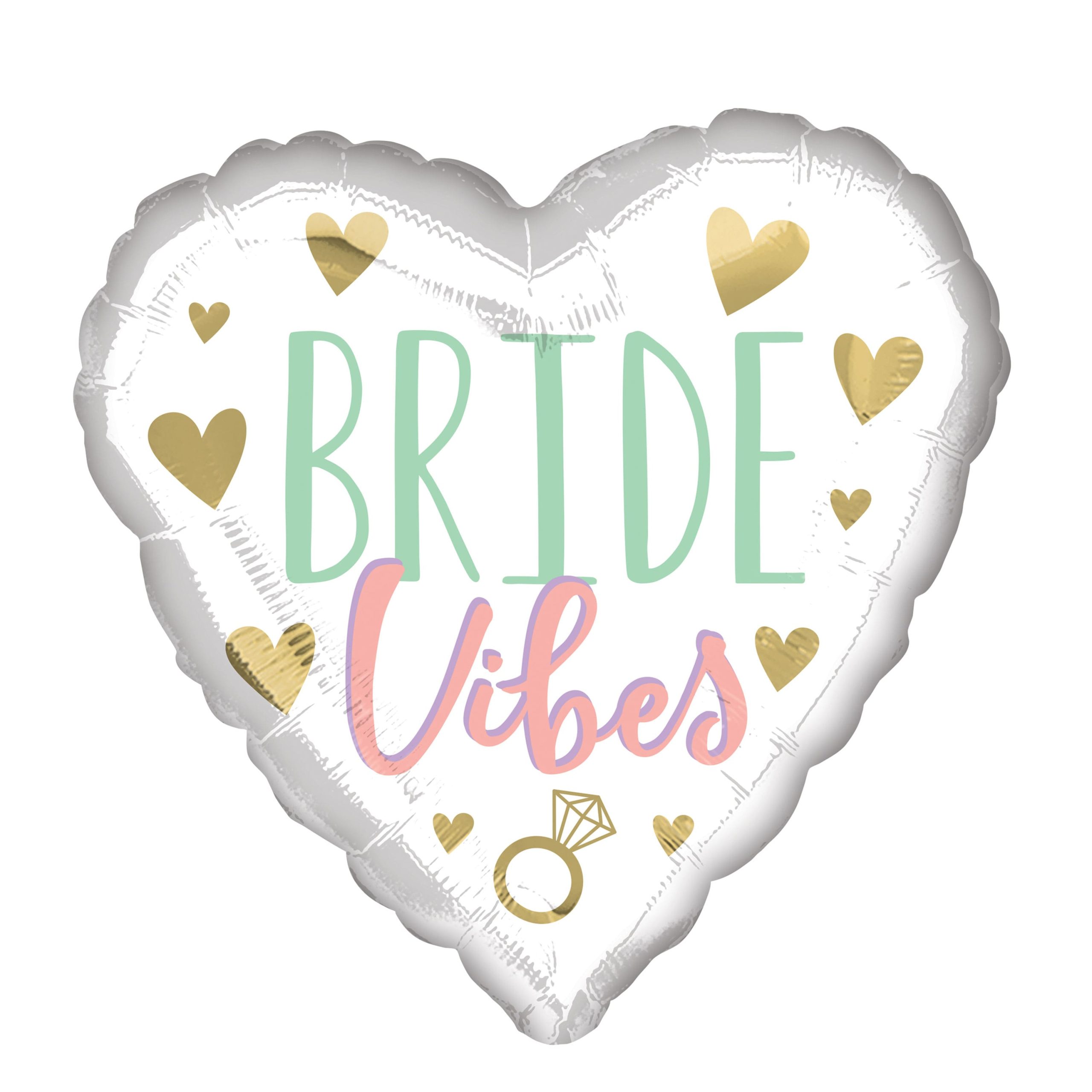 17" Bride Vibes Foil Balloon