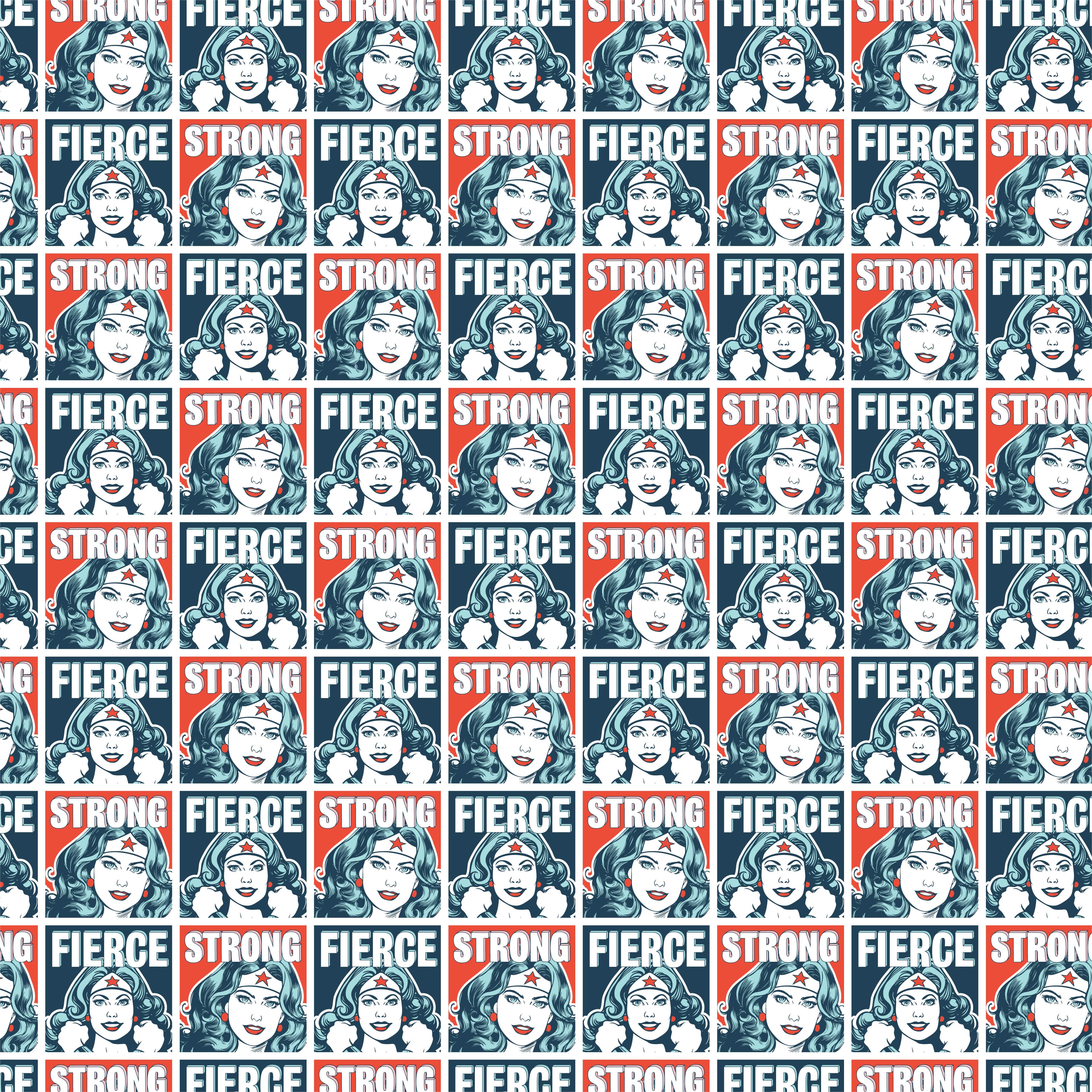 DC Comics Wonder Woman™ Strong & Fierce Cotton Fabric