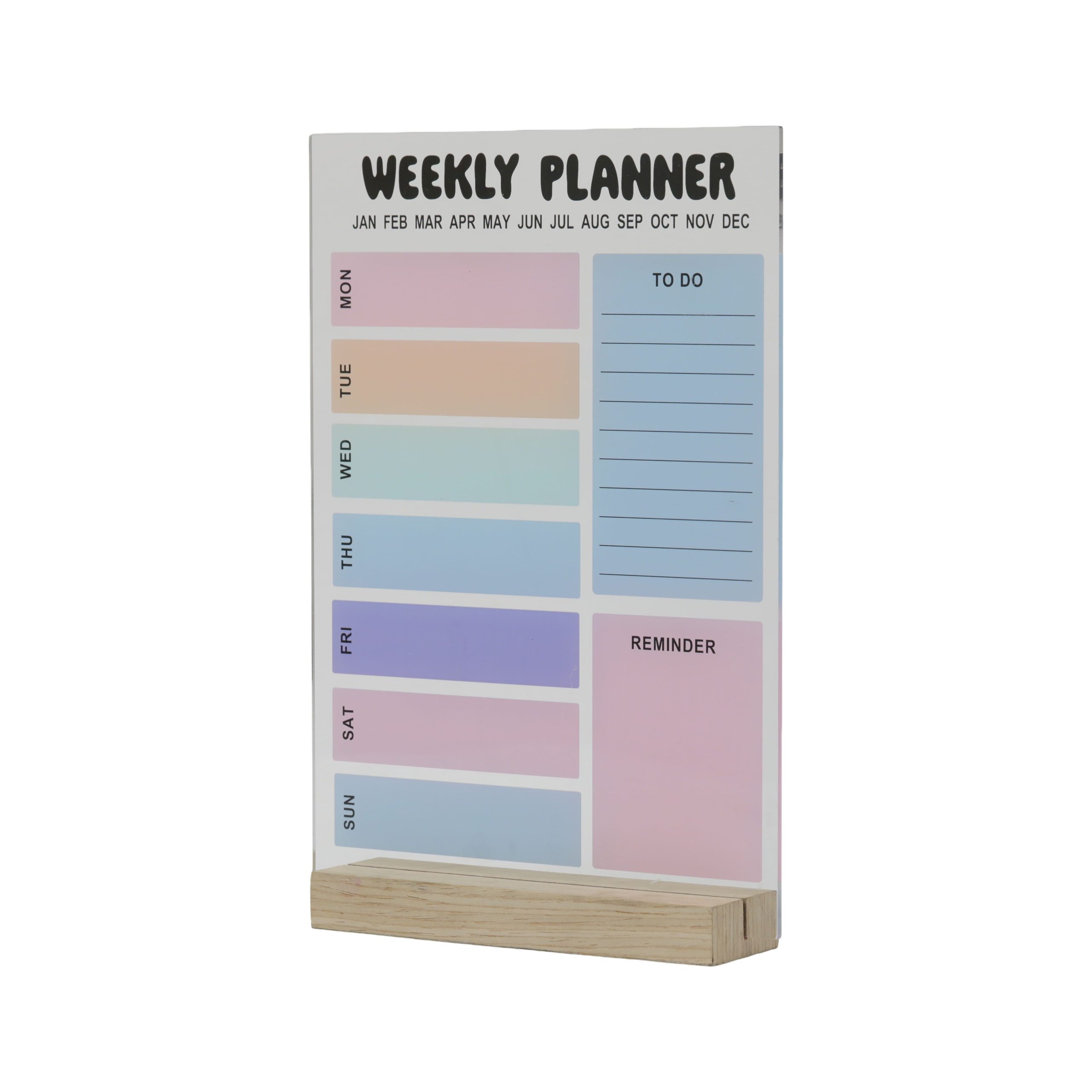 Class Rules! 12" Dry Erase Tabletop Weekly Planner by B2C™ - Image 2