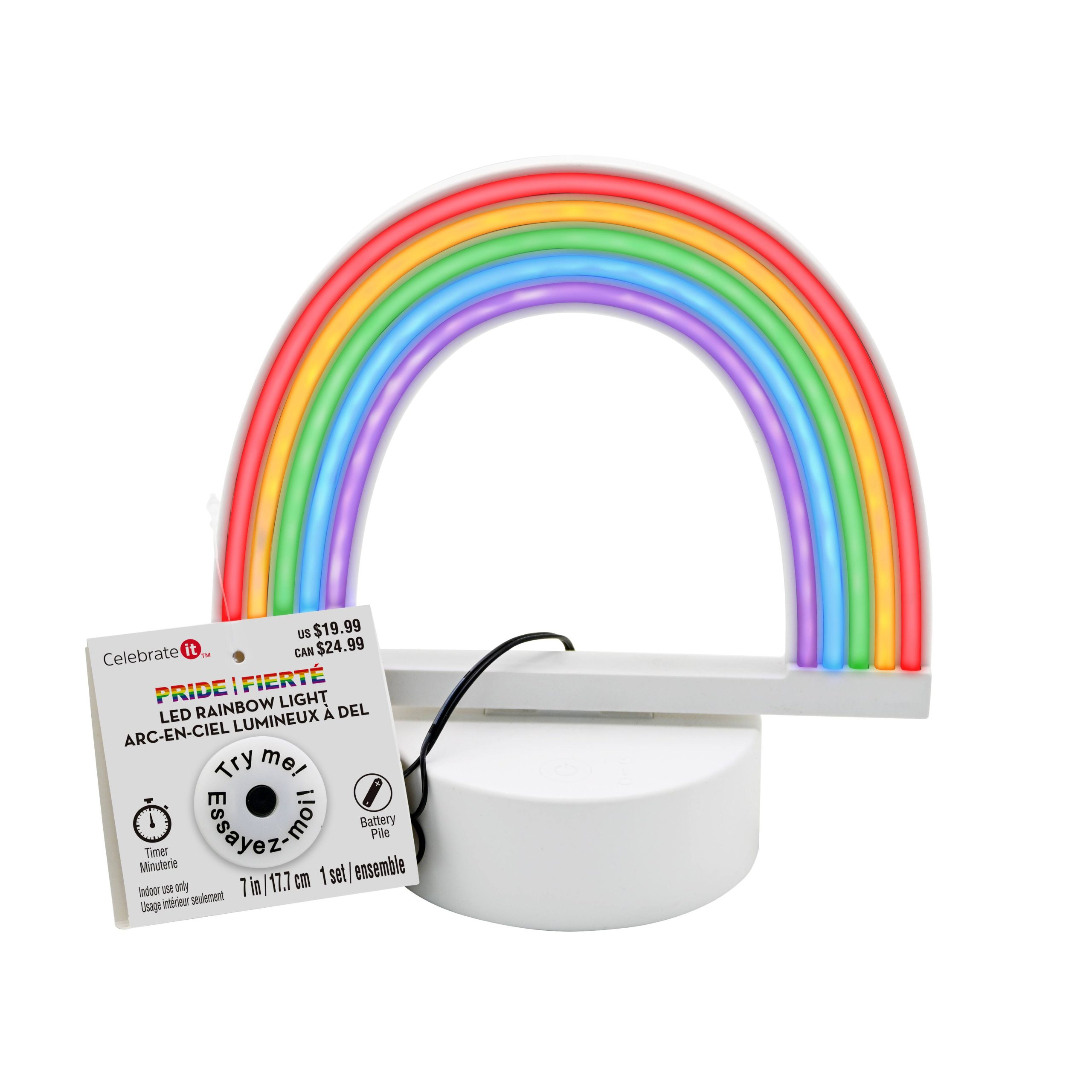 7" LED Rainbow Light by Celebrate It™ - Image 3