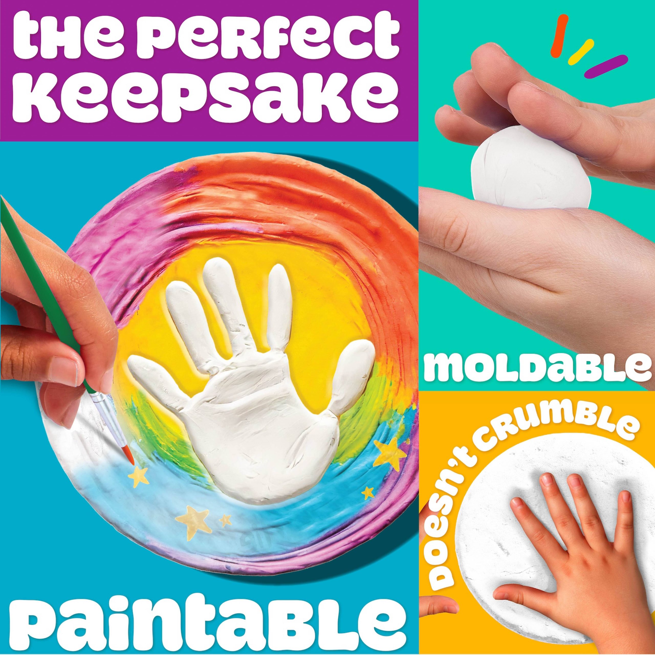 Play-Doh® Air Dry Clay Handprint Stone Kit - Image 3