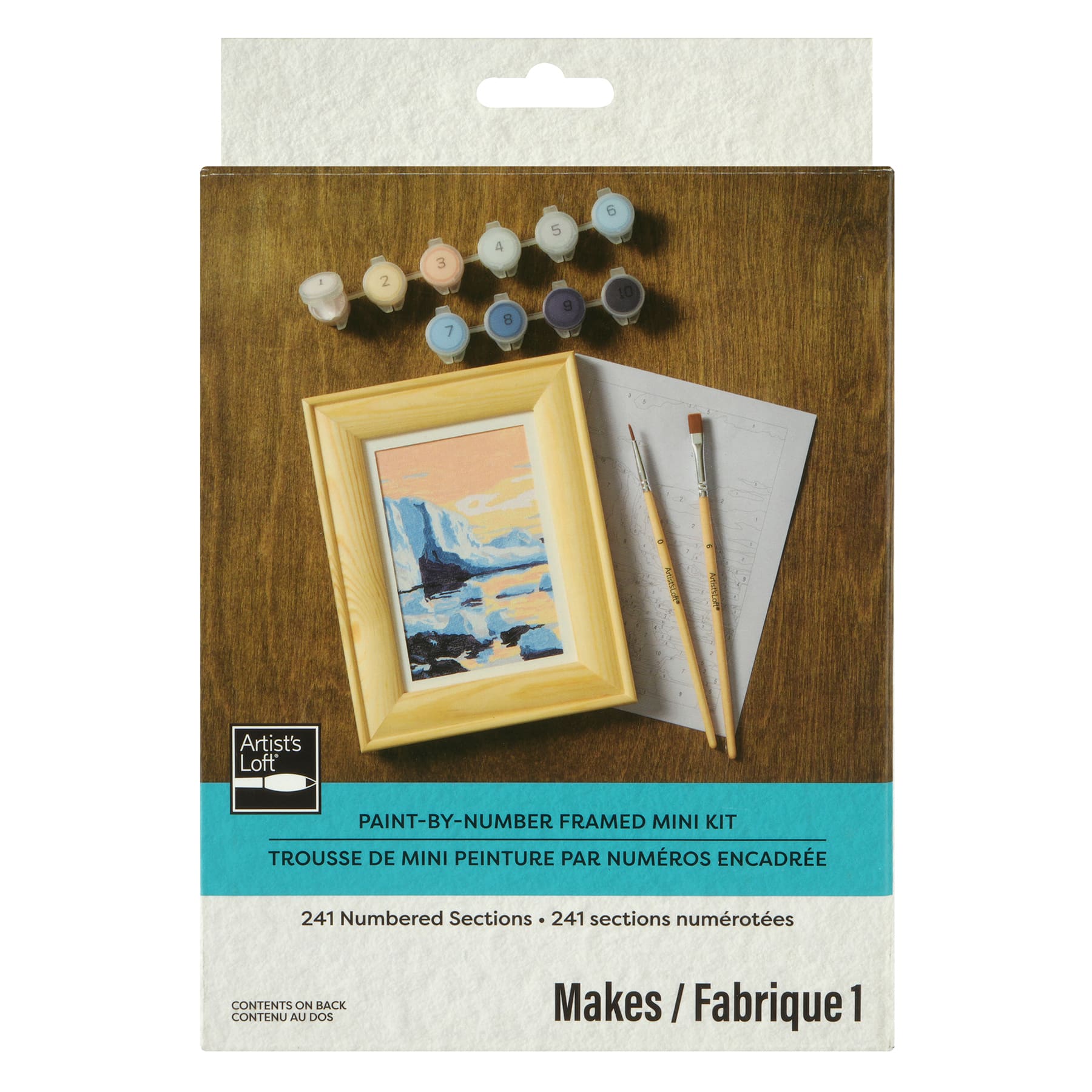 Glacier Paint-by-Number Framed Mini Kit by Artist's Loft®