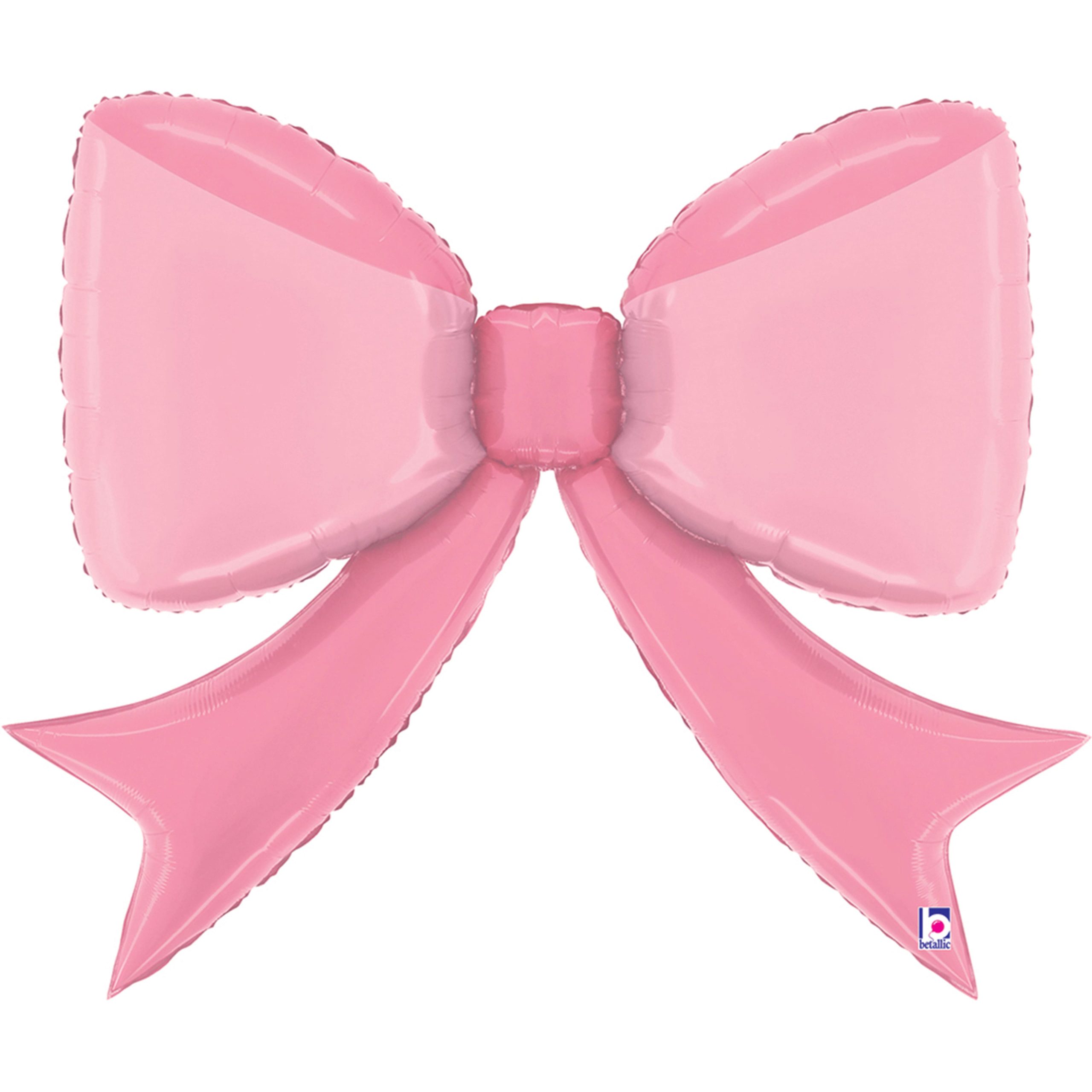 41" Pretty Pink Bow Foil Balloon