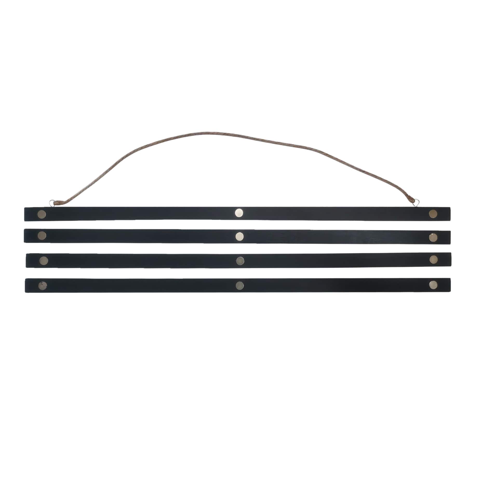 Black Wooden Magnetic Poster Hanger by Studio Décor®