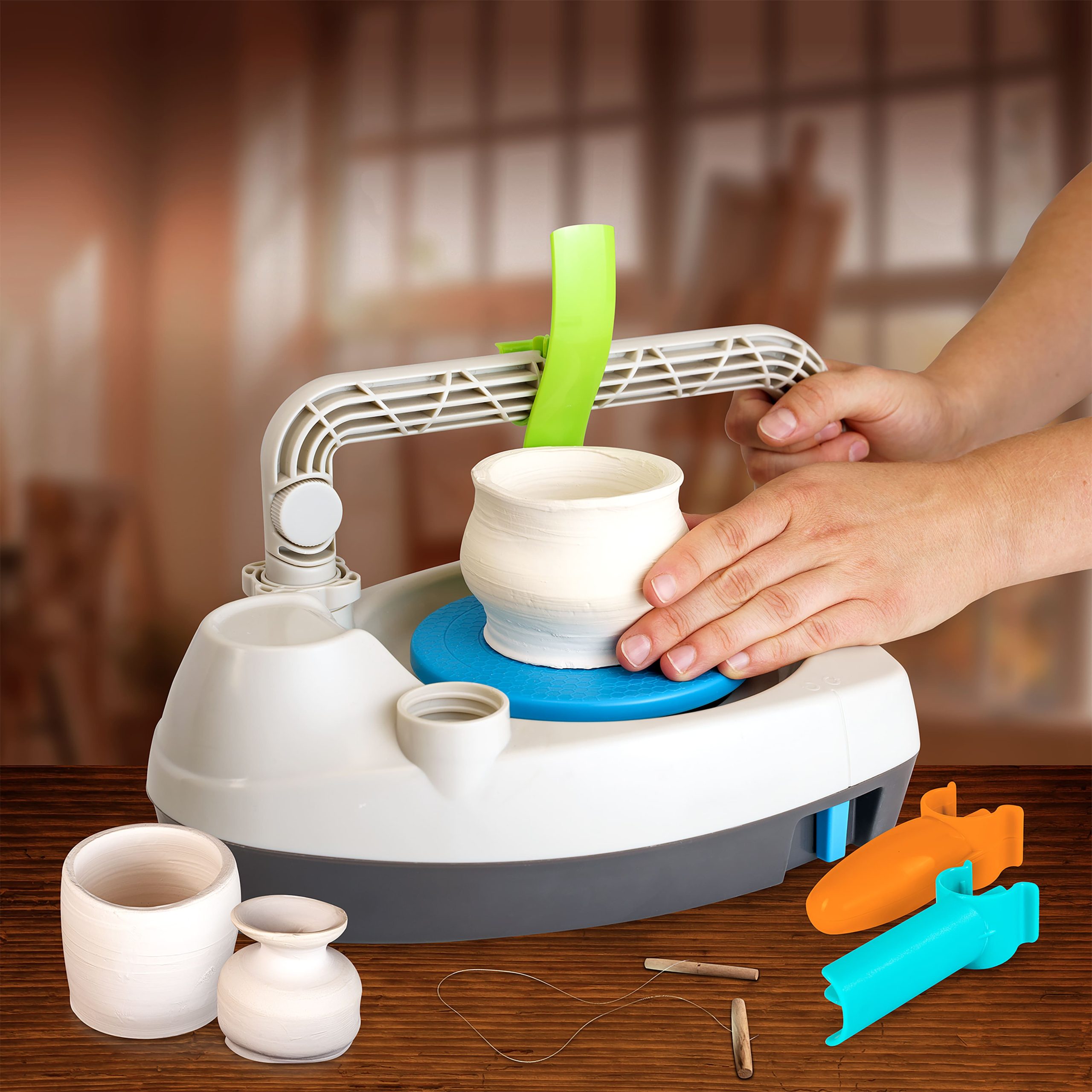 National Geographic™ Pottery Wheel Craft Kit - Image 4