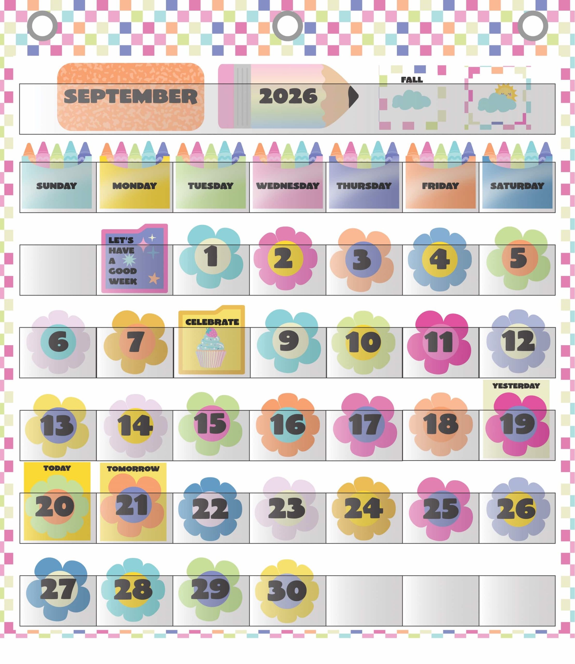 Class Rules! Wall Calendar Command Center by B2C™