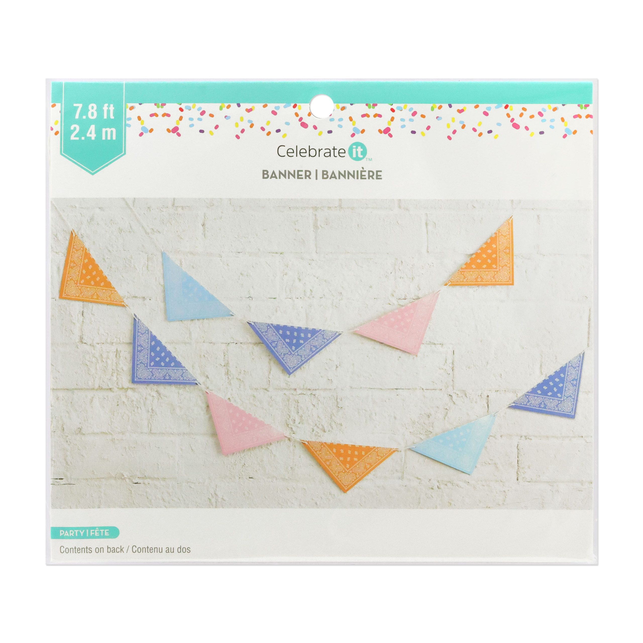 7.75ft. Bandana Party Banner by Celebrate It™ - Image 2