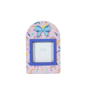 Class Rules! 4" x 4" Blue Bow Tabletop Décor by B2C™