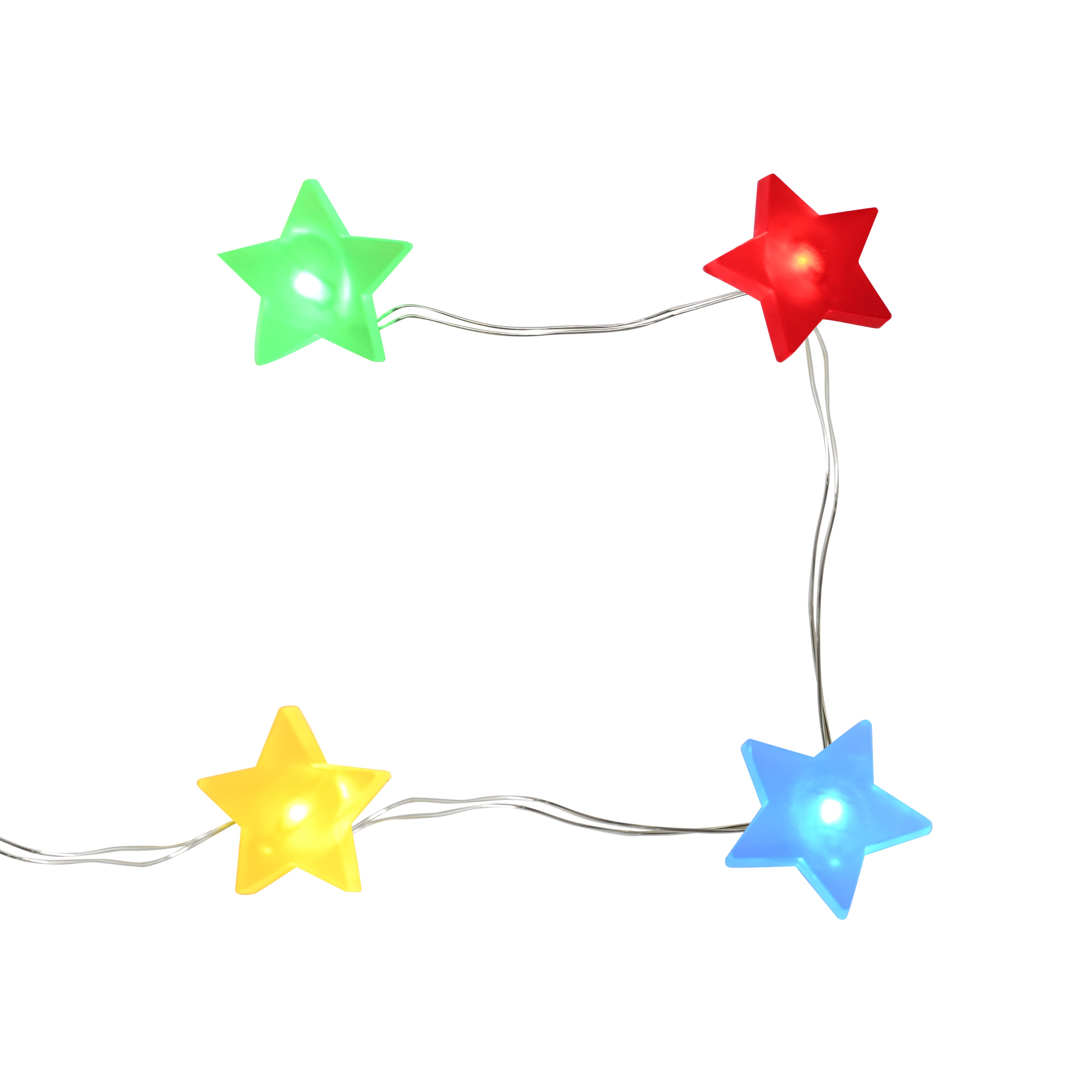 Homecoming Multicolor Star LED String Lights by Celebrate It™