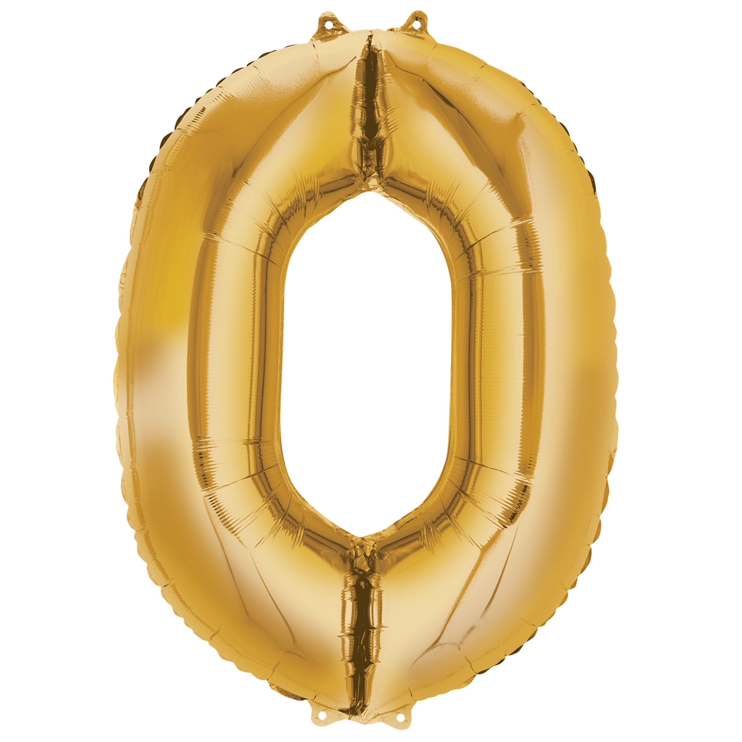 34" Gold Number Foil Balloon