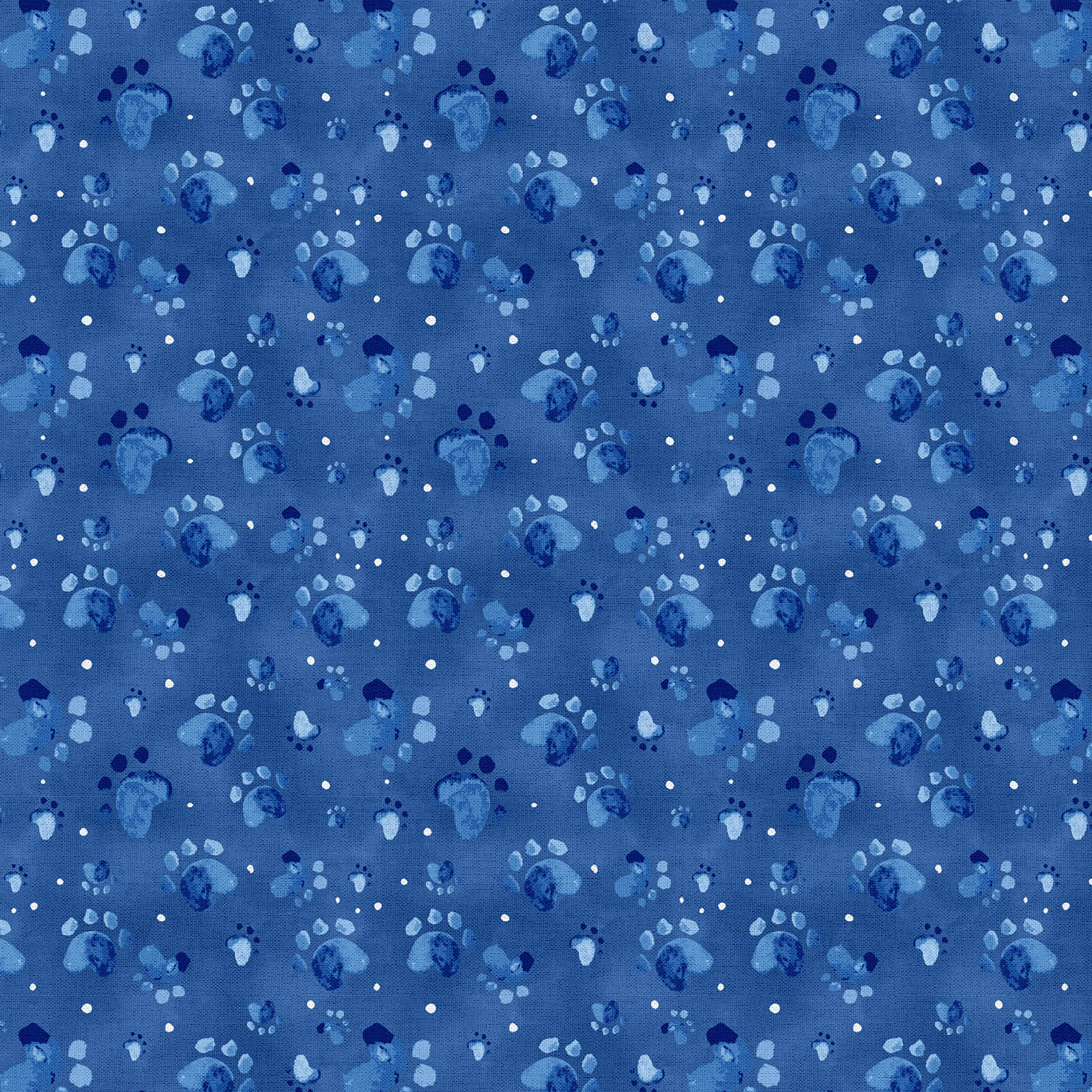 Fabric Editions Blue Good Boy Cotton Fabric